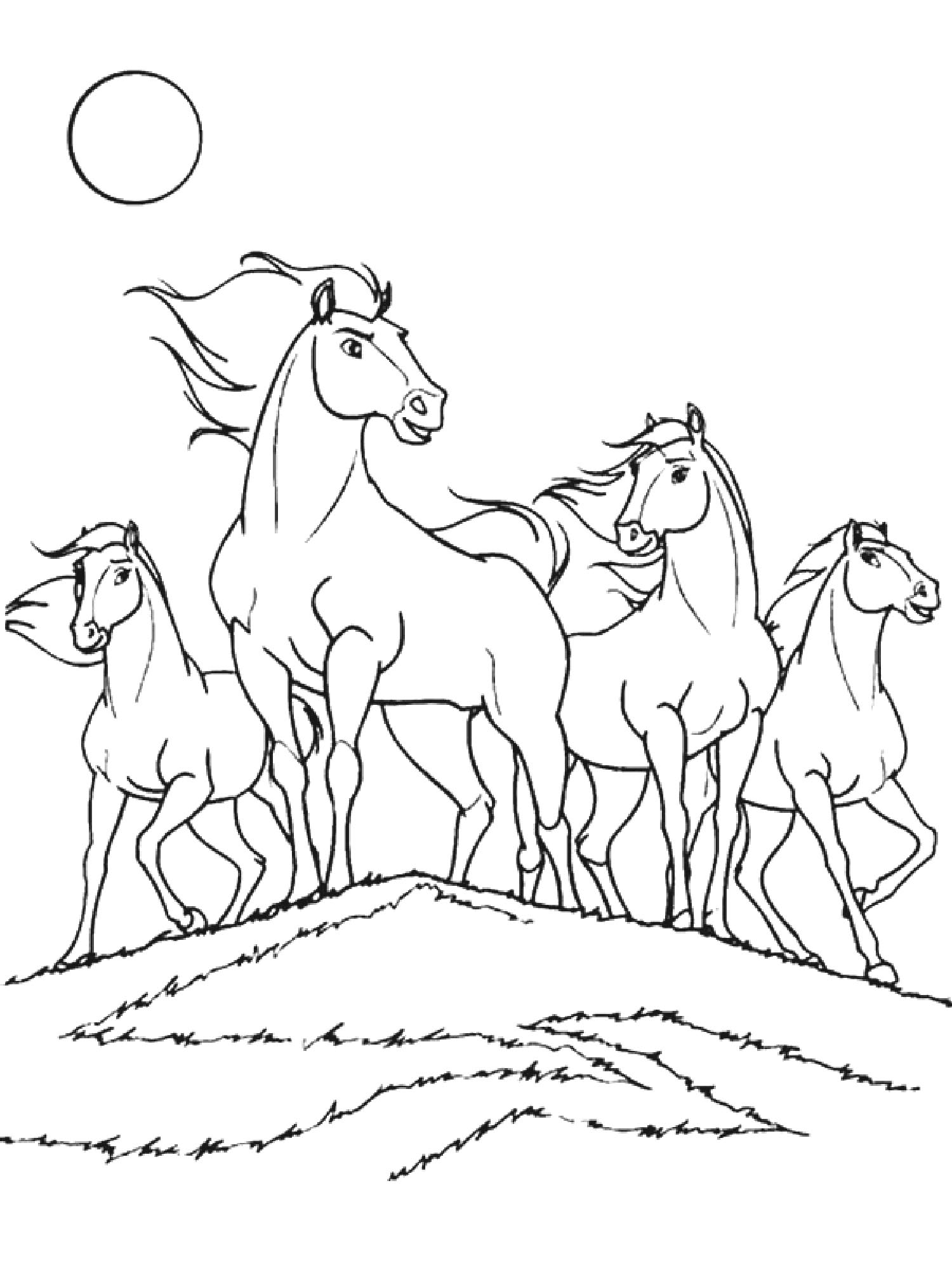 Spirit Spirit Coloring Pages For Kids