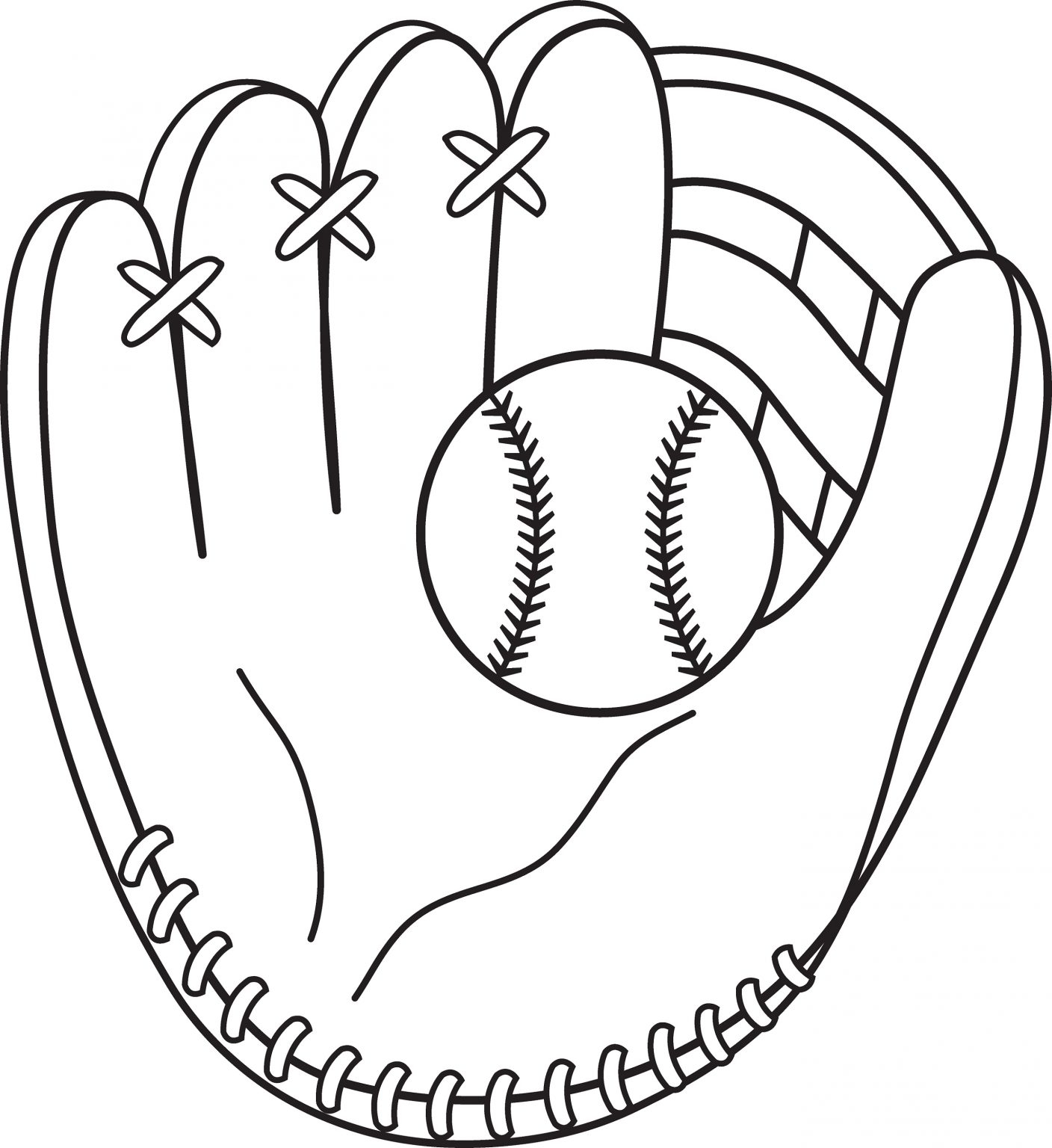 Baseball Printable Coloring Pages
