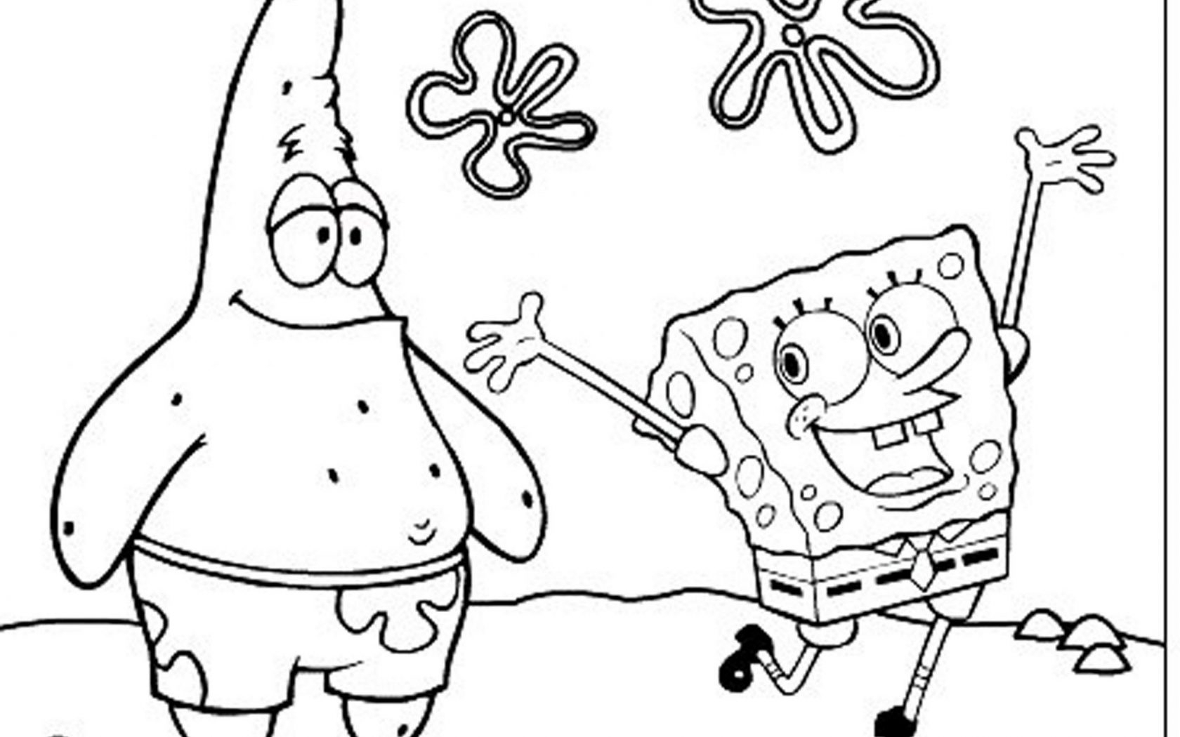 Spongebob Squarepants Coloring Pages Free Printable At GetColorings Free Printable