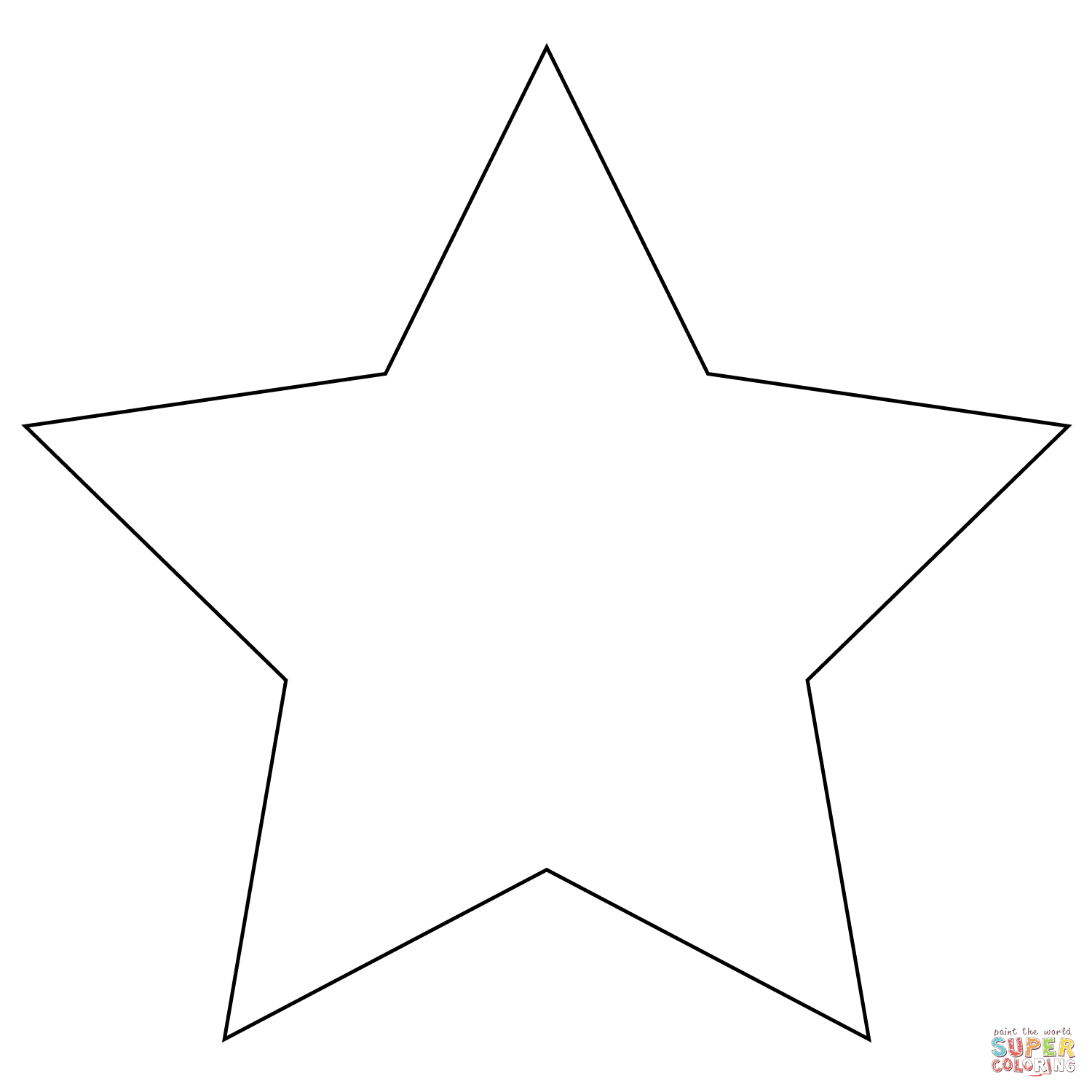 Stars Coloring Pages Printable