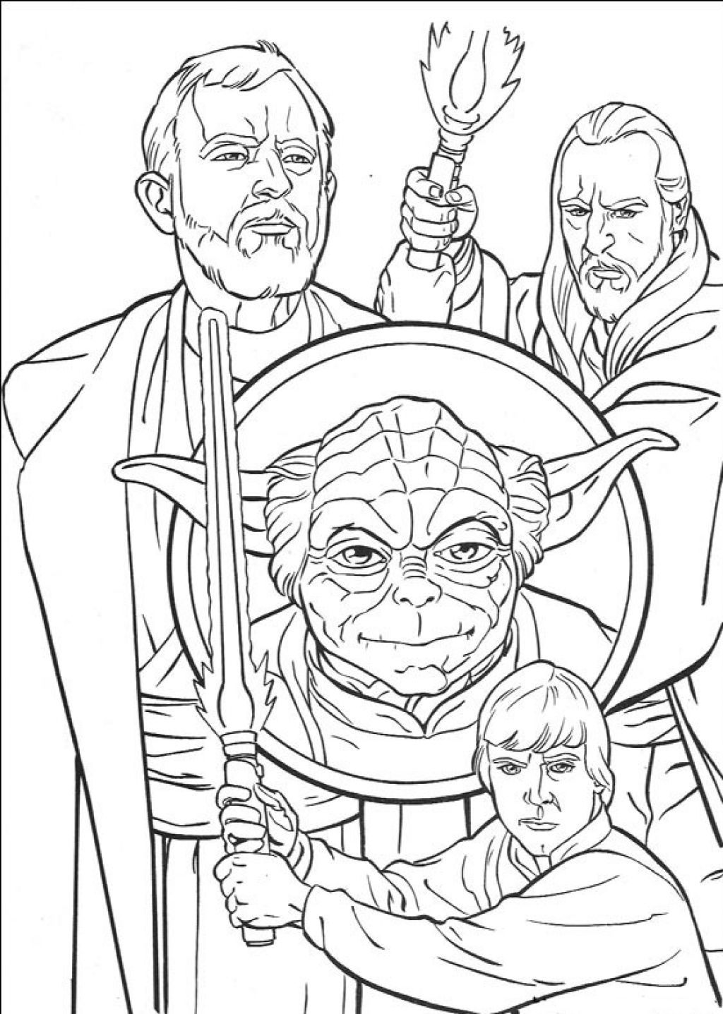 Coloring Pages Star Wars Printable