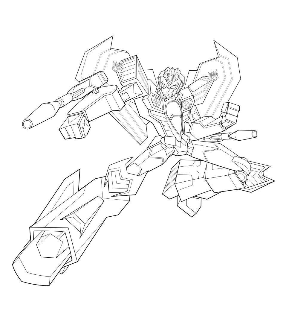 Starscream Coloring Pages Coloring Home