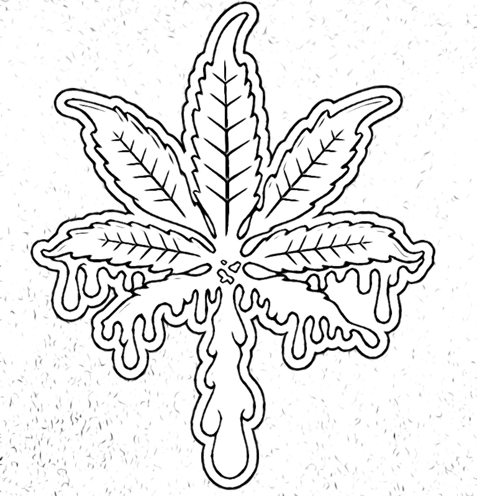 Stoner Coloring Pages Printable