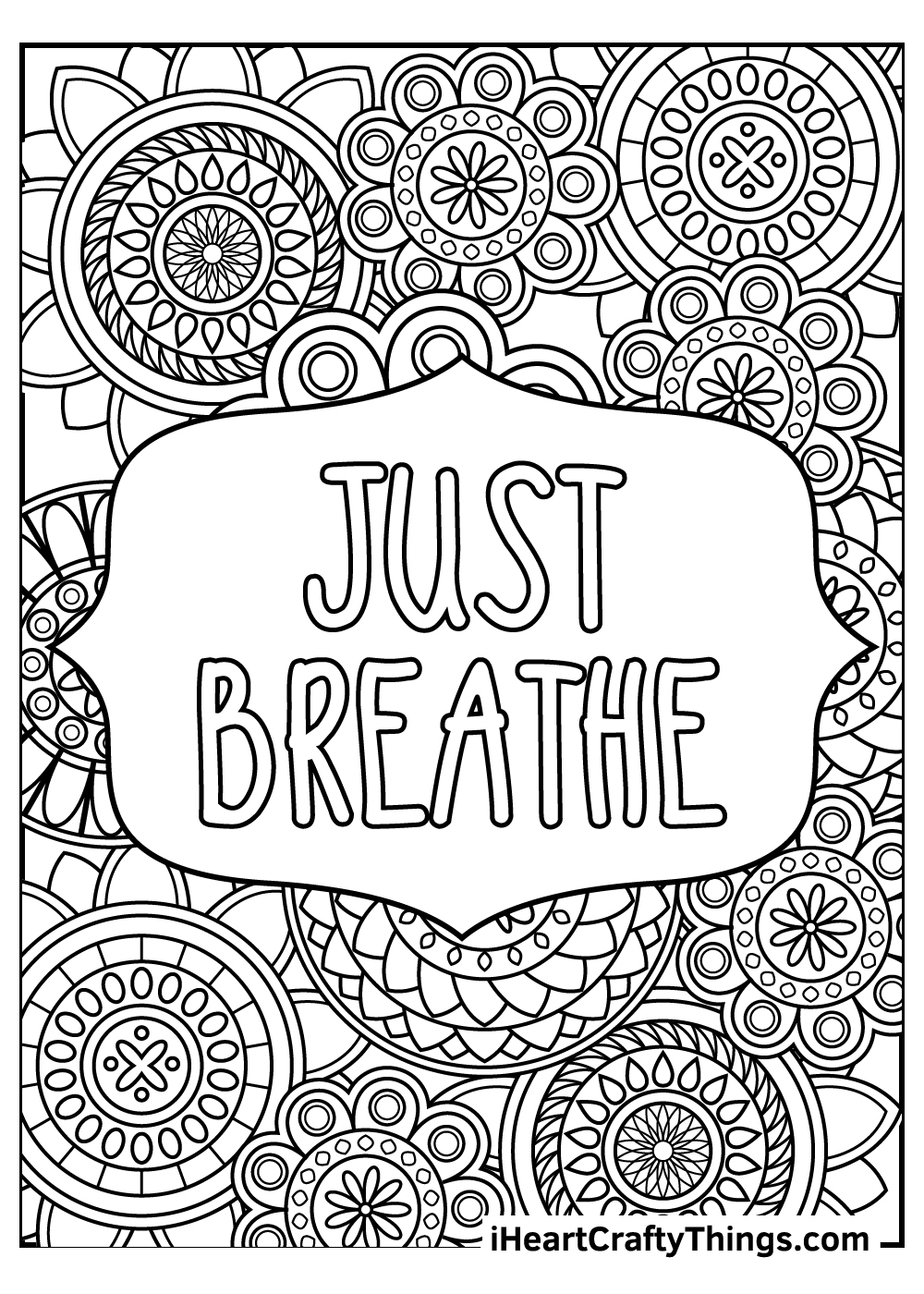 Stress Relief Coloring Pages Updated 2021