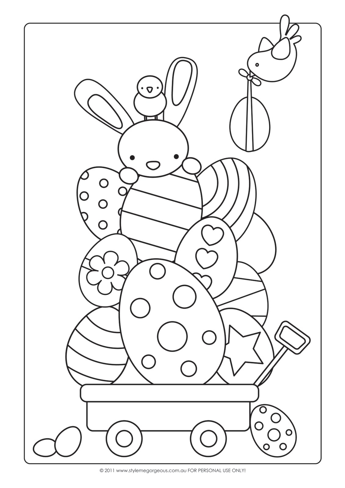 Free Easter Printable Coloring Pages