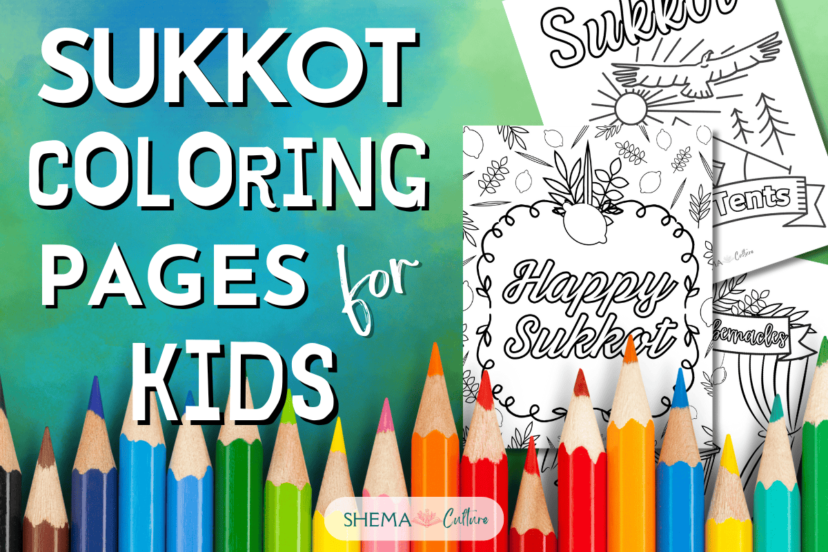 Sukkot Coloring Pages FREE Printable Feast Of Tabernacles Color Sheets