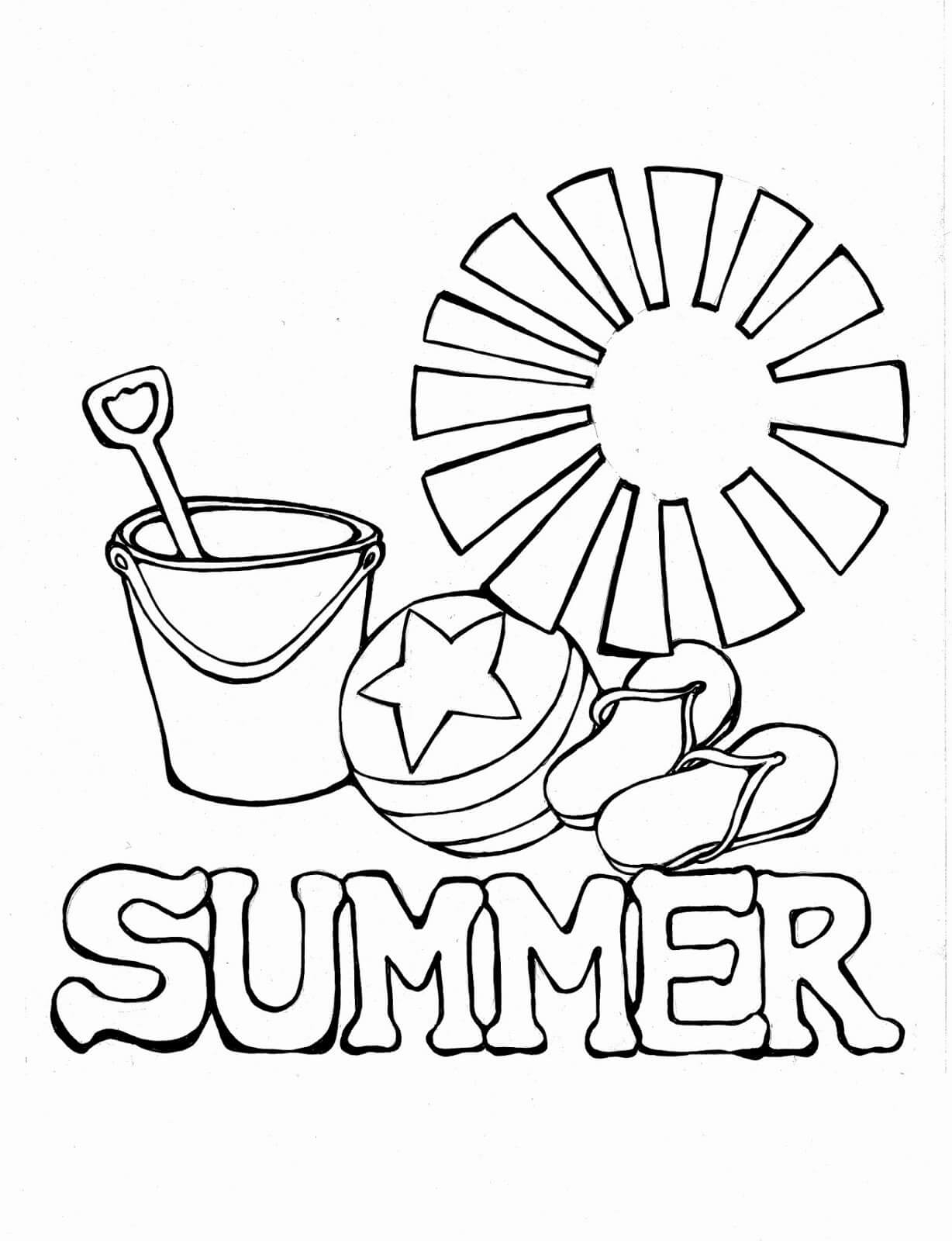Summer Coloring Pages Free Printable Coloring Pages For Kids