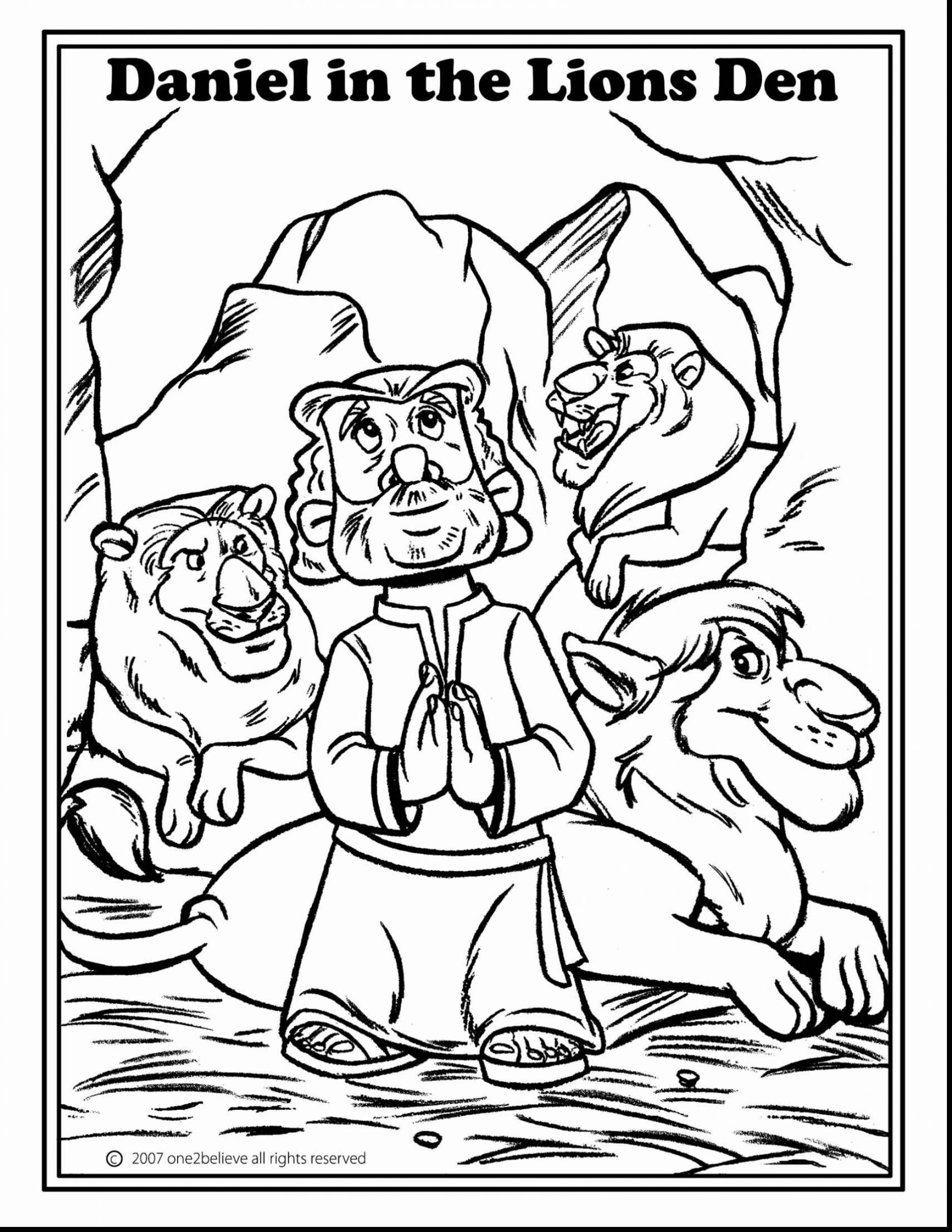 Sunday School Color Pages Printable