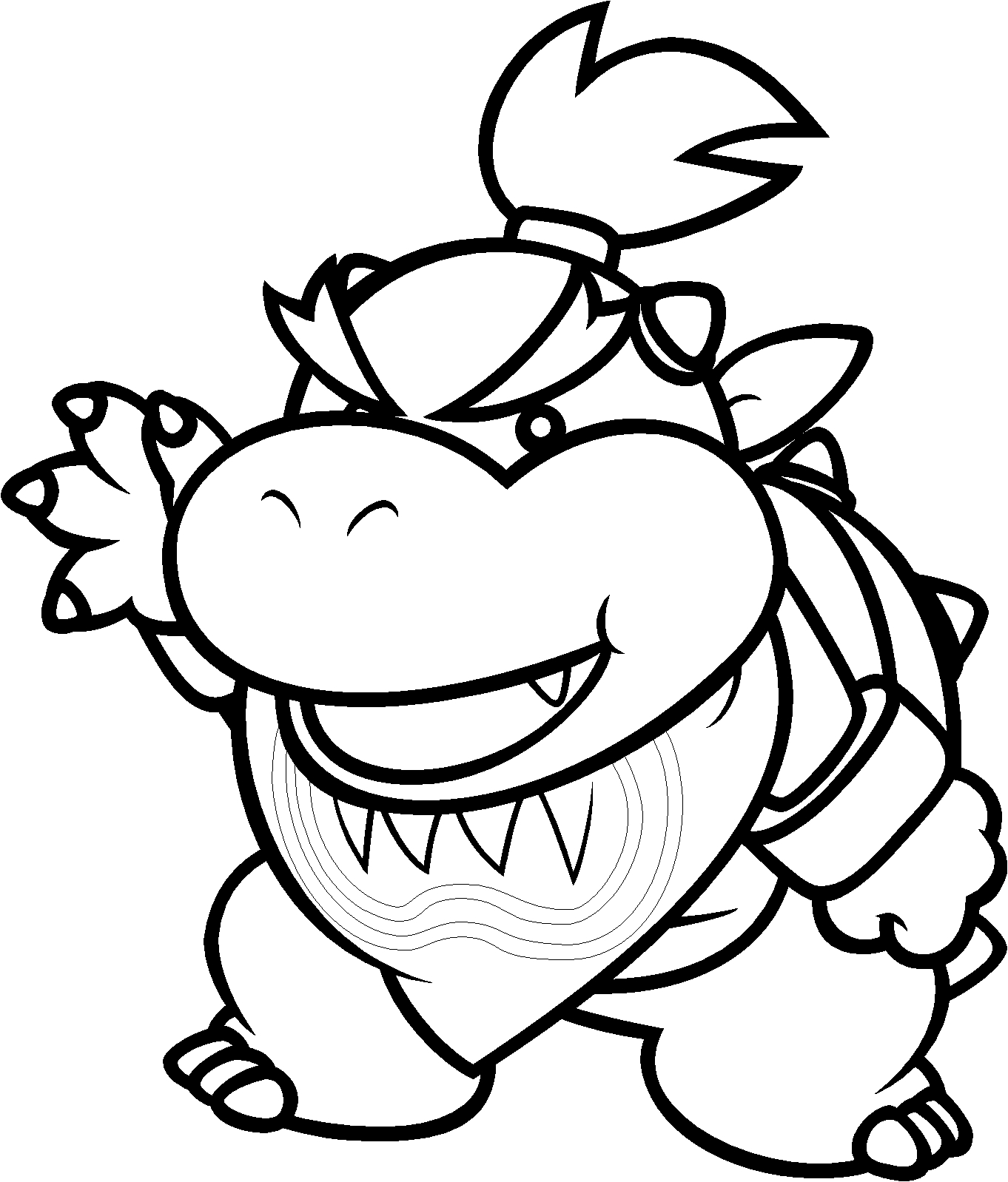 Super Paper Mario Coloring Pages At GetColorings Free Printable Colorings Pages To Print