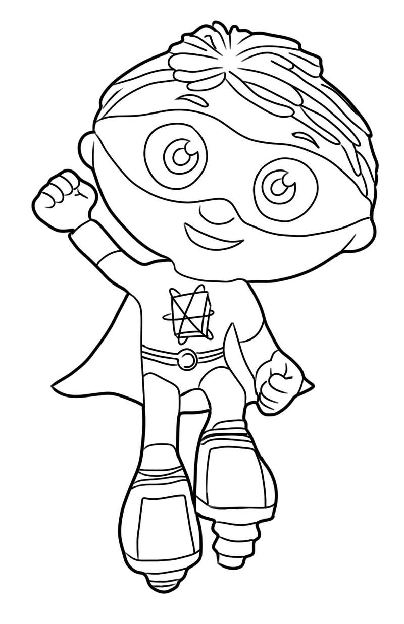 Super Why Coloring Pages PDF Free Download Coloringfolder Coloring Pages Cartoon