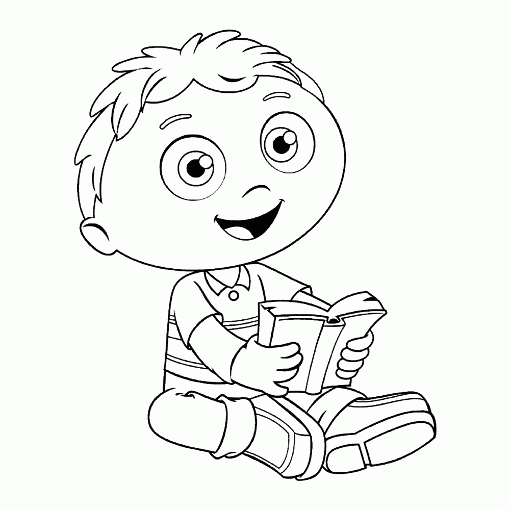 Super Why Free Coloring Pages And Images To Print Colorpages