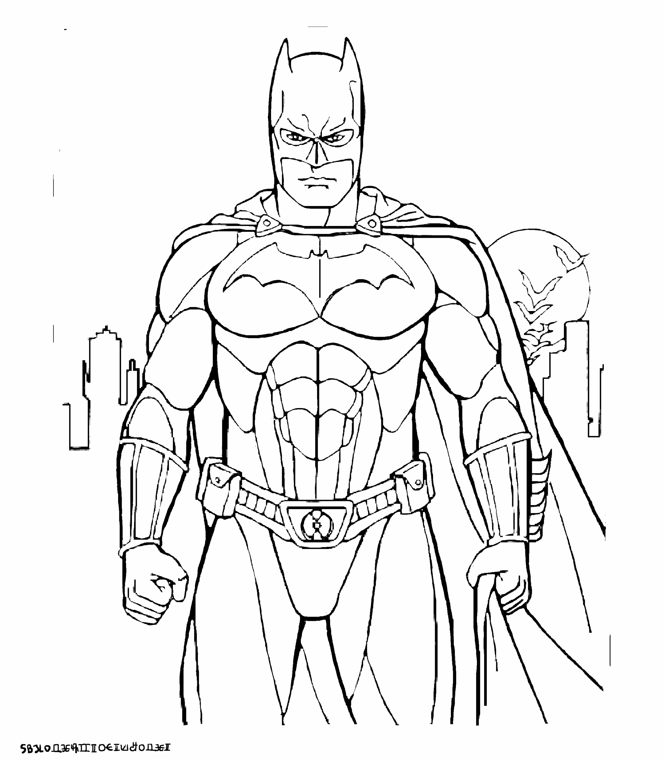 Superhero Batman Coloring Pages Coloring Pages