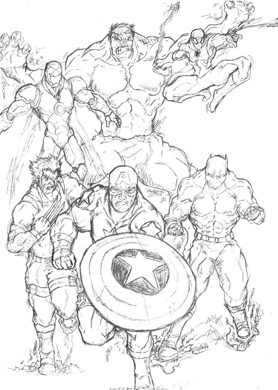 Superhero Coloring Pages Kids Superhero Coloring Pages Marvel Coloring Avengers Coloring