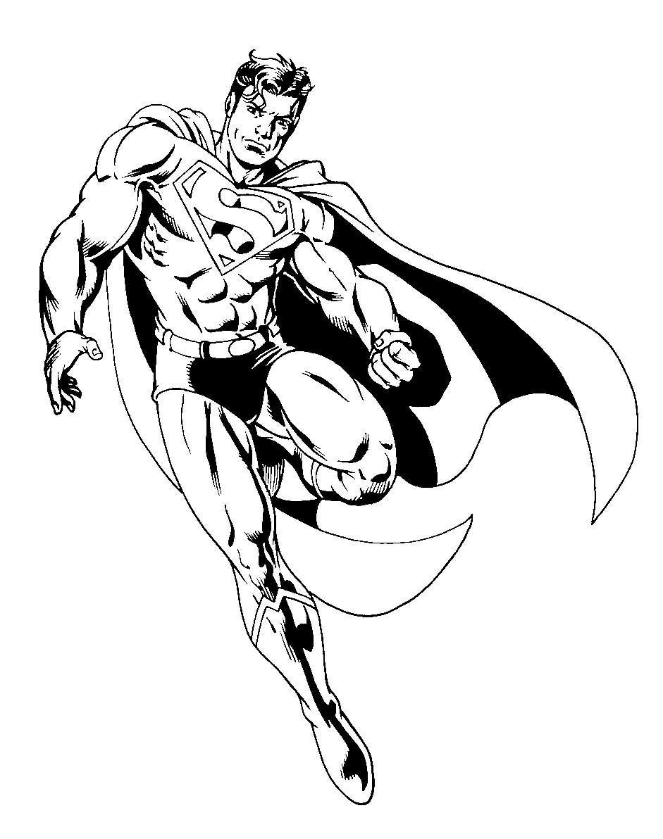 Superman Coloring Page To Print Superman Coloring Pages For Kids