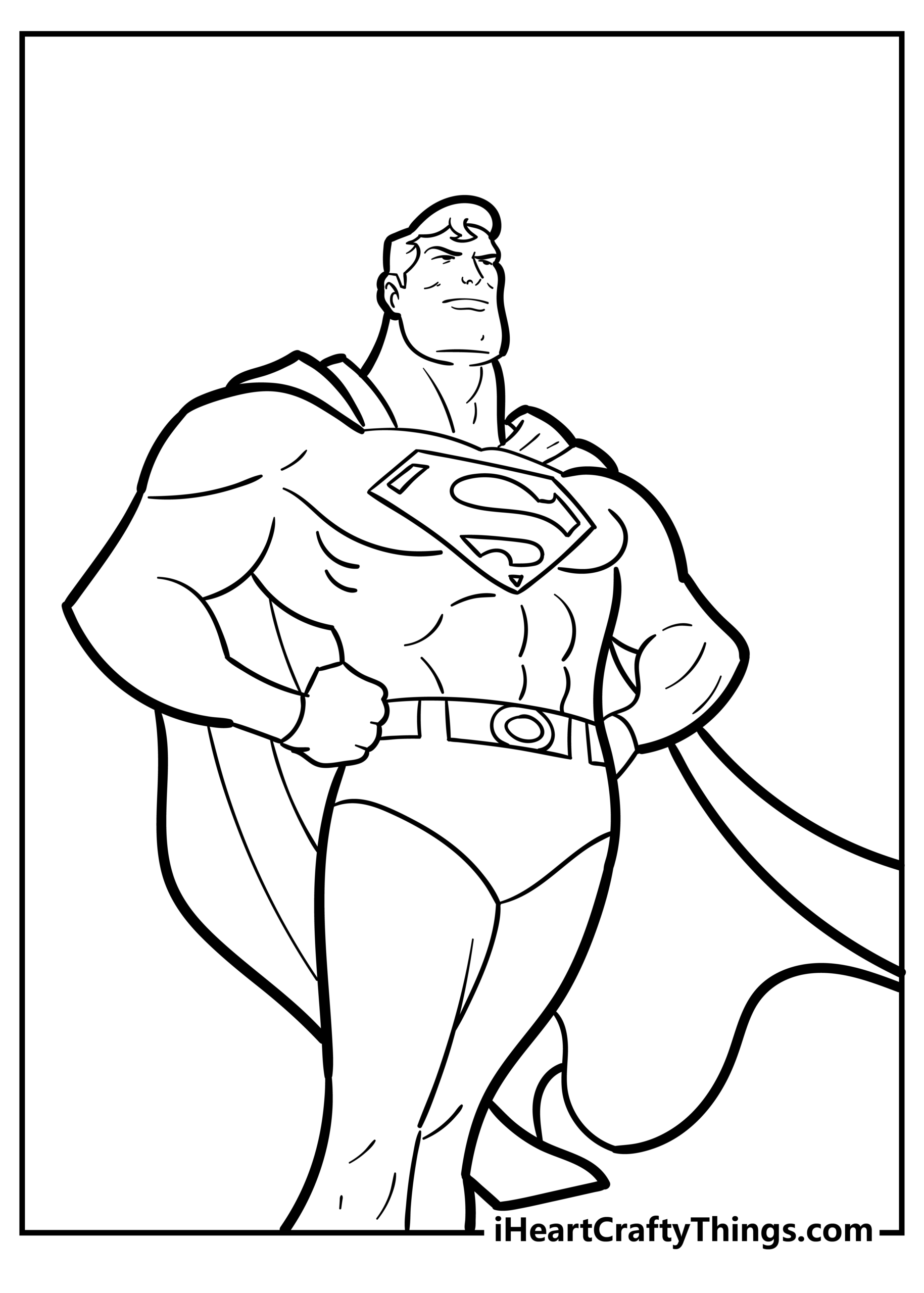 Superman Coloring Pages Free Printable Free Printable Templates