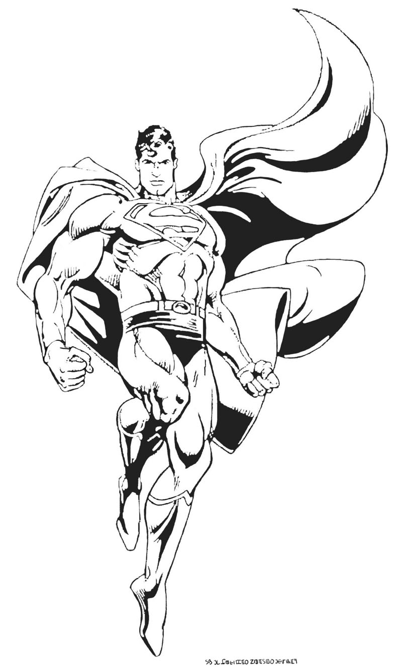 Superman Free To Color For Kids Superman Kids Coloring Pages
