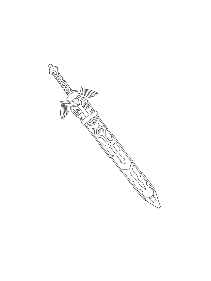 Sword Coloring Pages