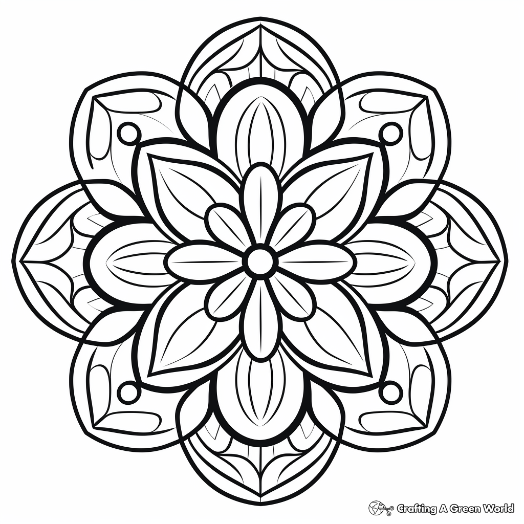 Symmetrical Coloring Pages Free Printable