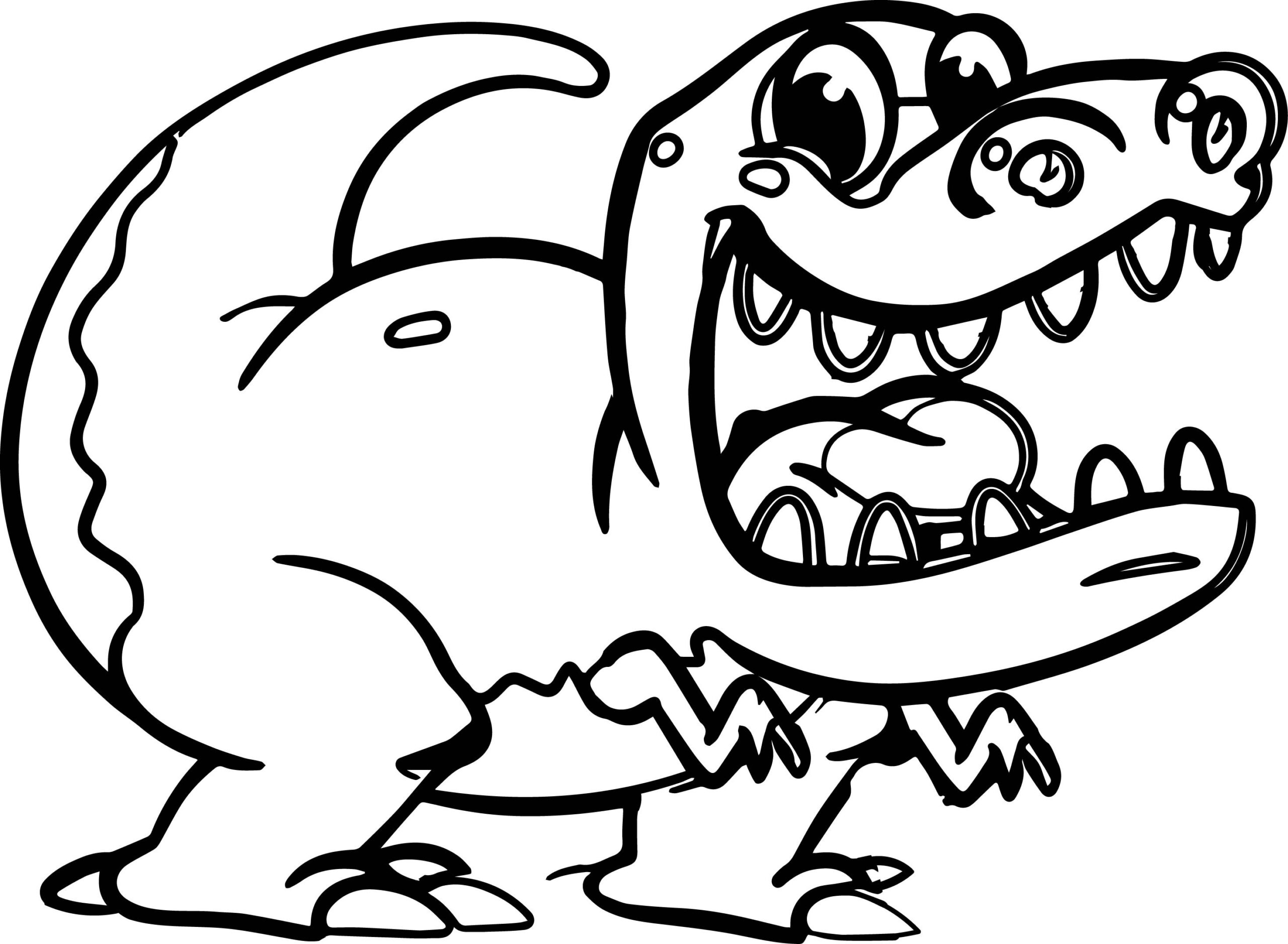 T Rex Coloring Page At GetDrawings Free Download