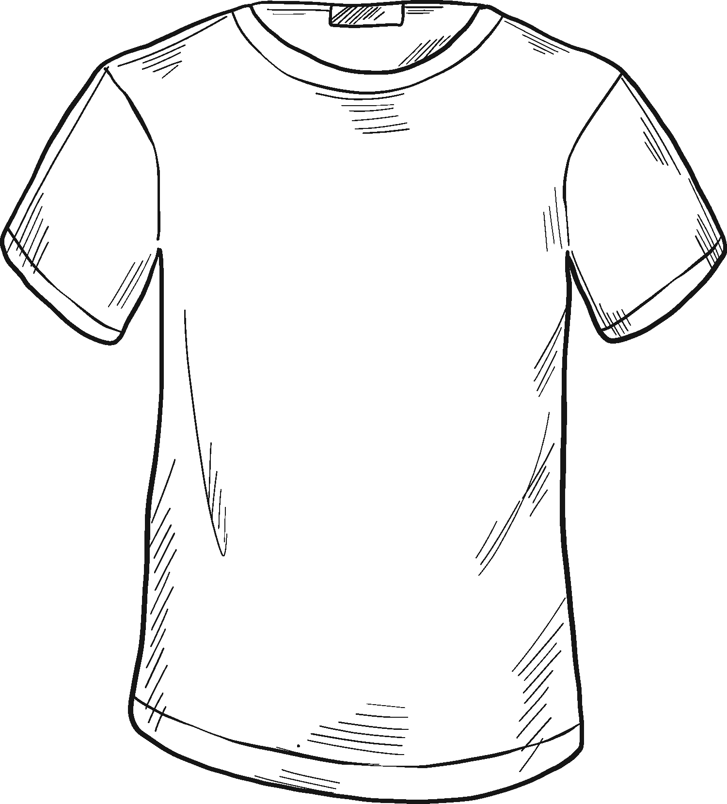 Free Printable T-Shirt Coloring Pages