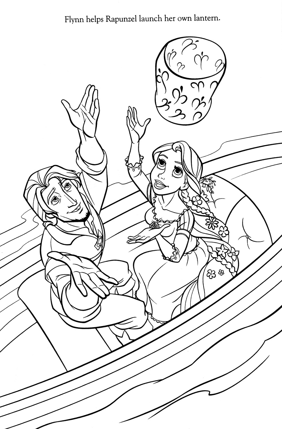 Tangled Coloring Pages Printable Activity Shelter