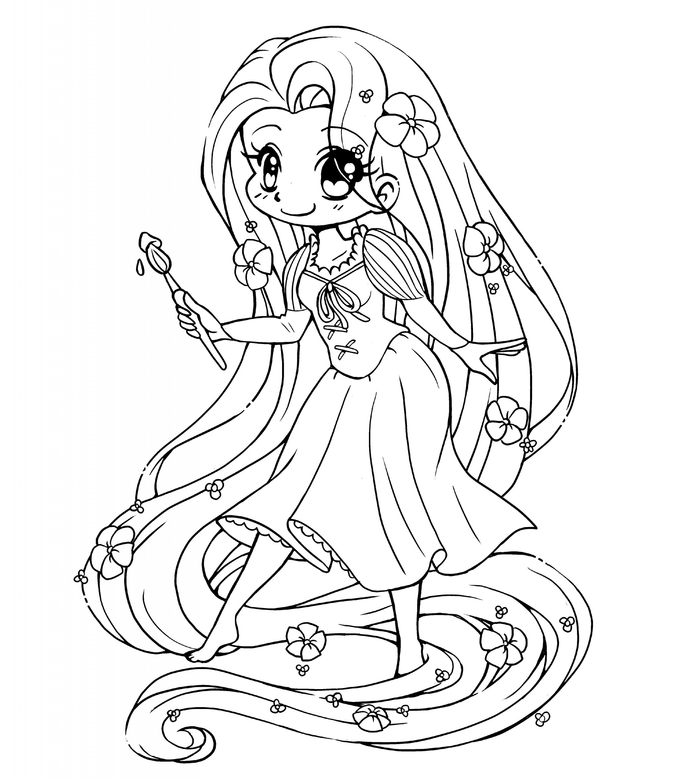 Tangled Printable Coloring Pages