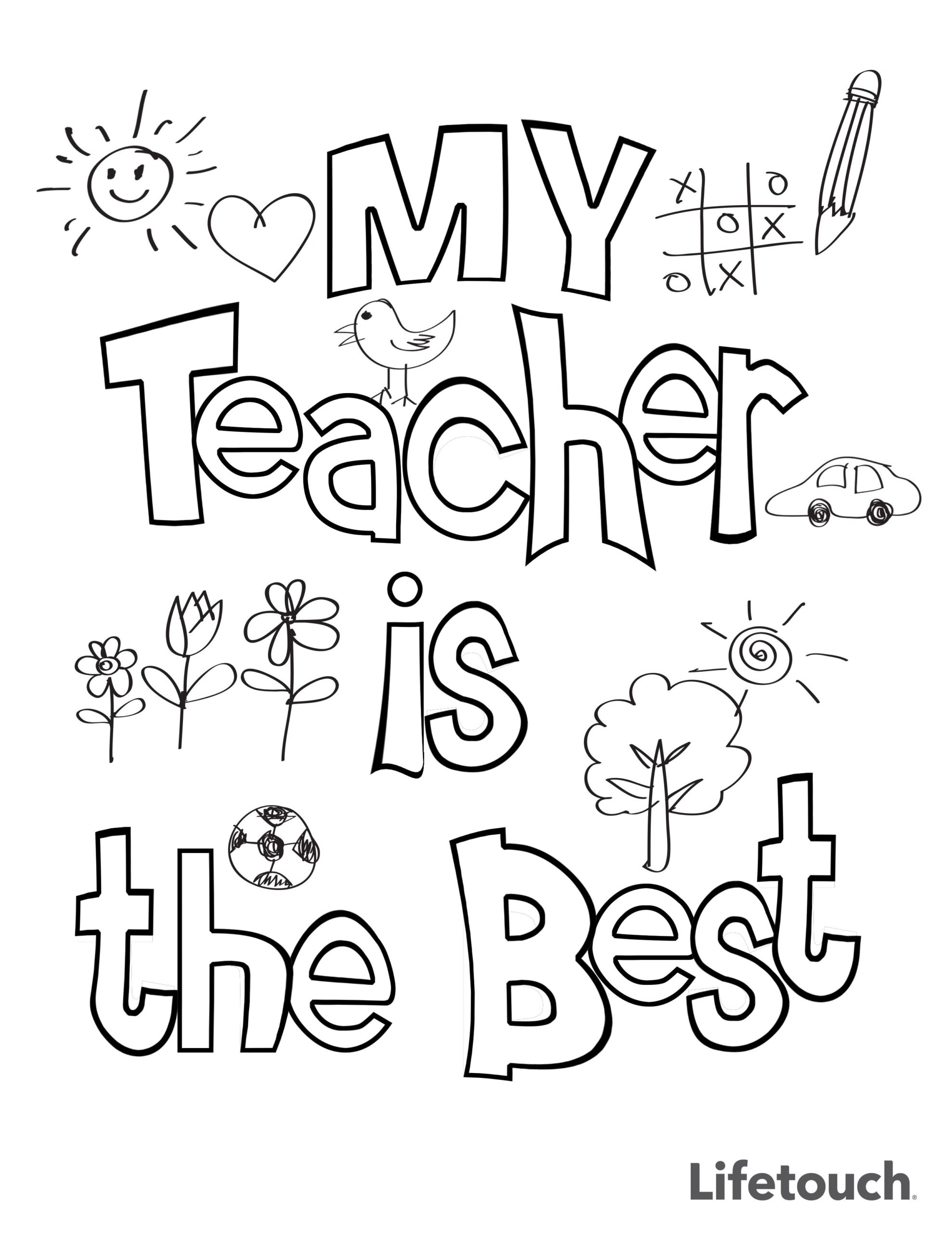 Teacher Appreciation Week Coloring Pages Printable Printable Word Searches