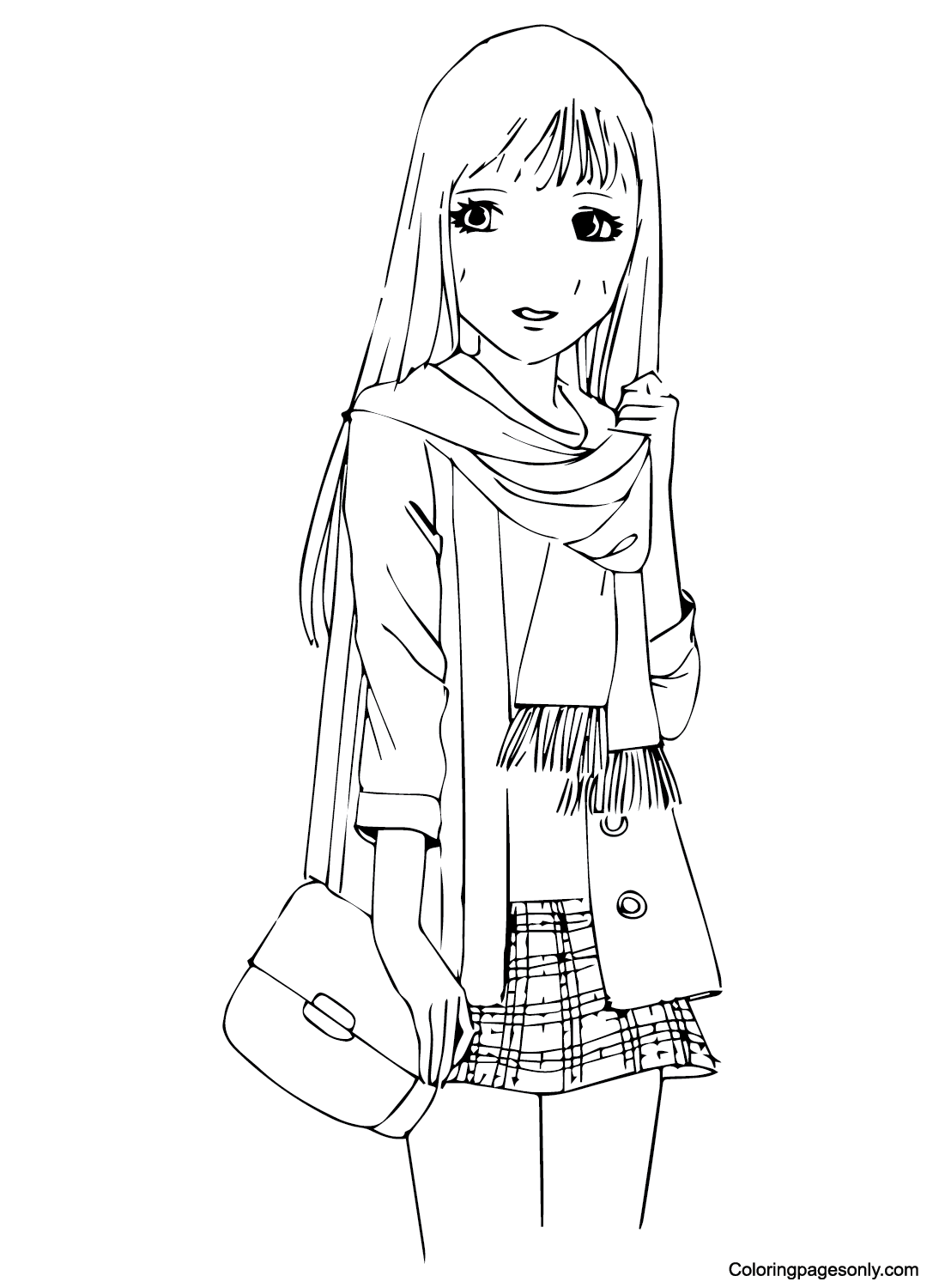 Teenage Girl Color Sheets Coloring Page Free Printable Coloring Pages