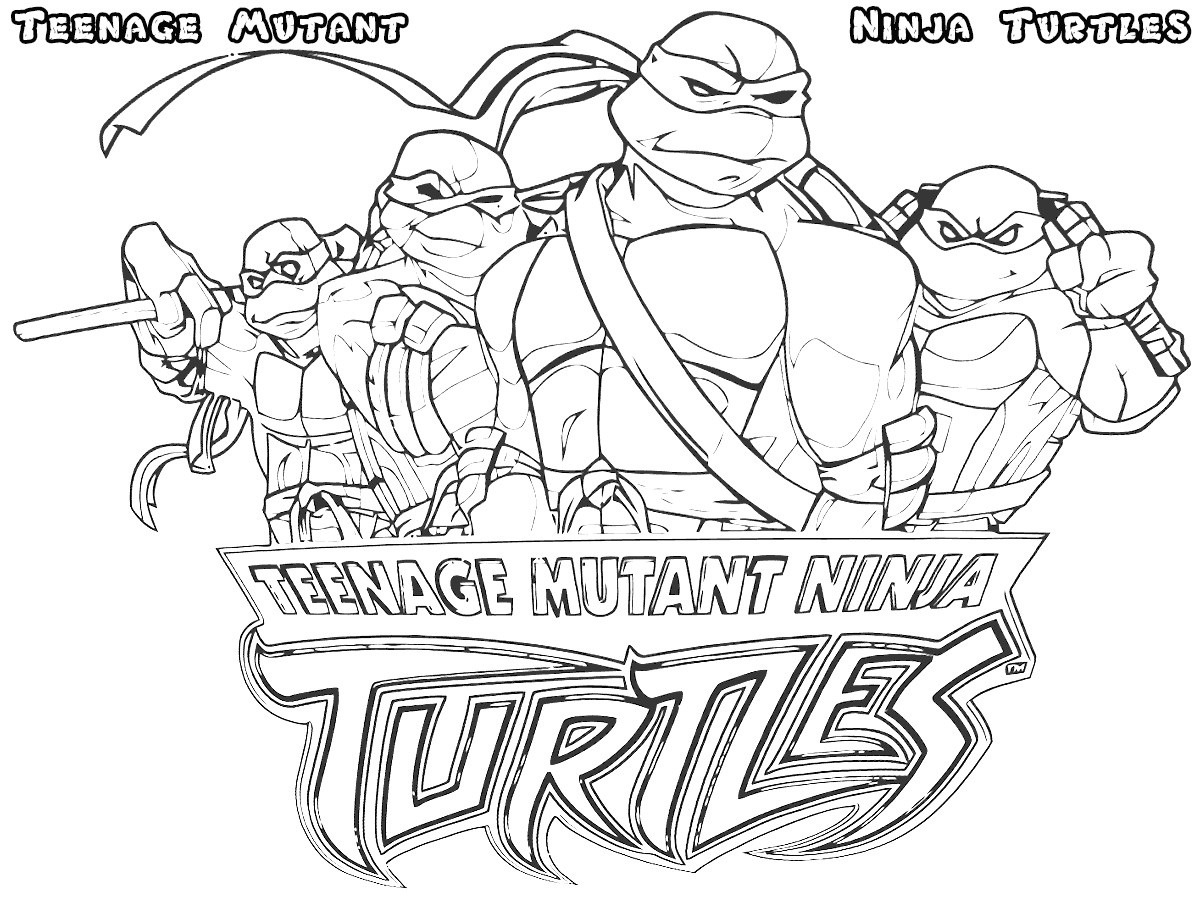 Teenage Mutant Ninja Turtles Coloring Pages Best Coloring Pages For Kids