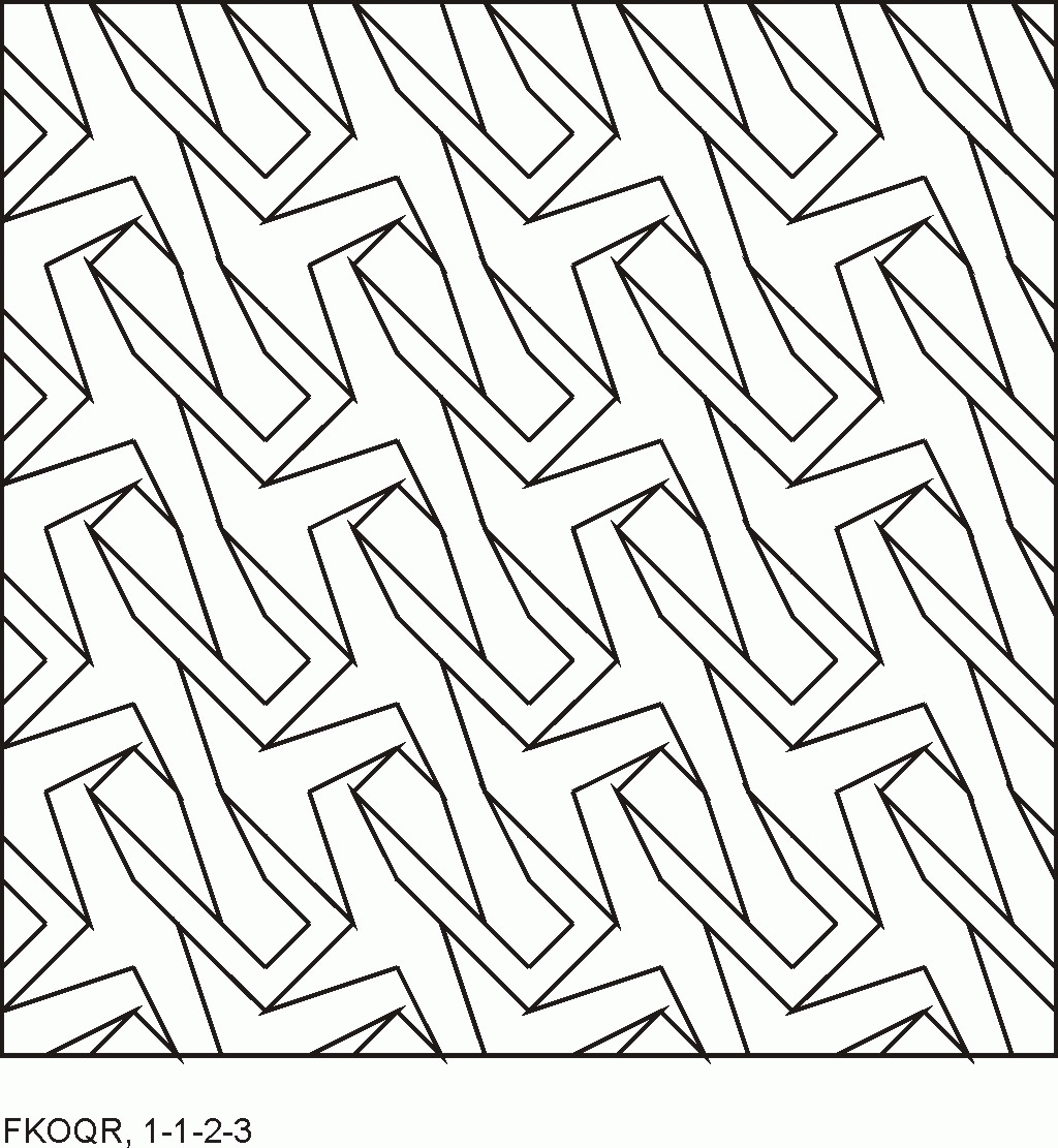 Printable Tessellations Coloring Pages