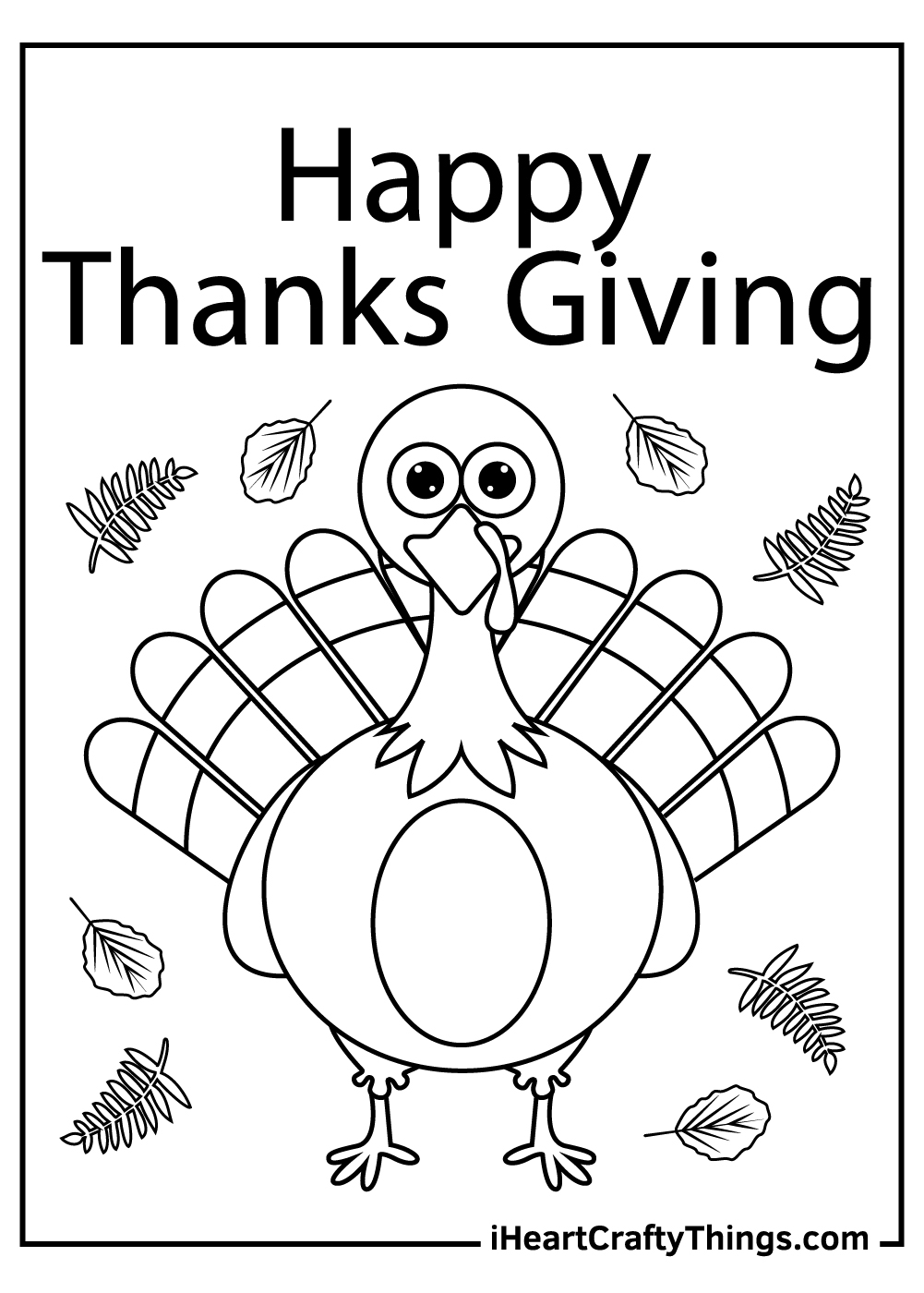 Printable Thanksgiving Pages To Color