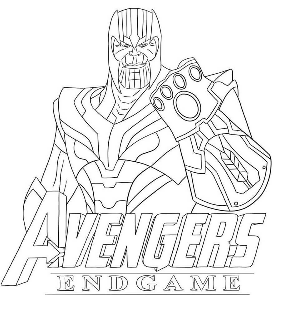 Thanos Coloring Pages Free Printable Coloring Pages For Kids