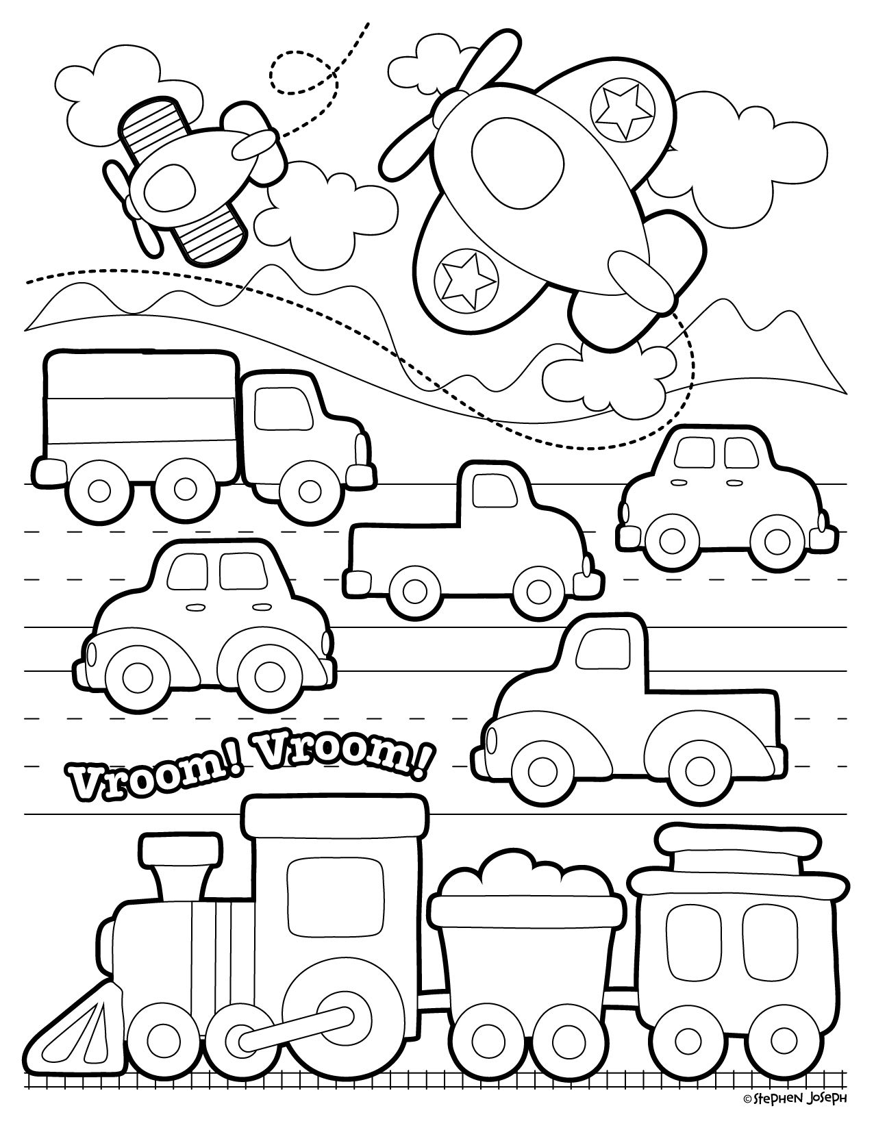 The 20 Best Ideas For Transportation Coloring Pages For Toddlers Home Family Style And Art Ideas