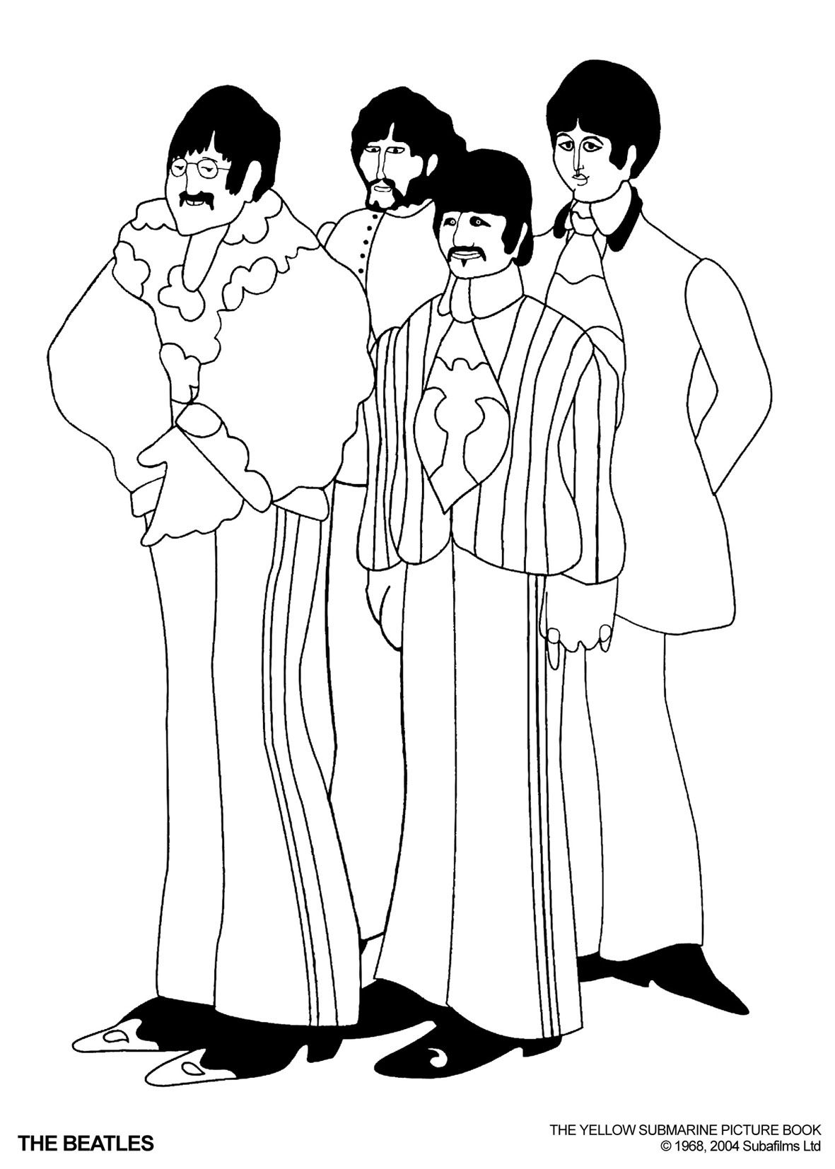 The Beatles Coloring Pages Google Search The Beatles Coloring Books Coloring Pages