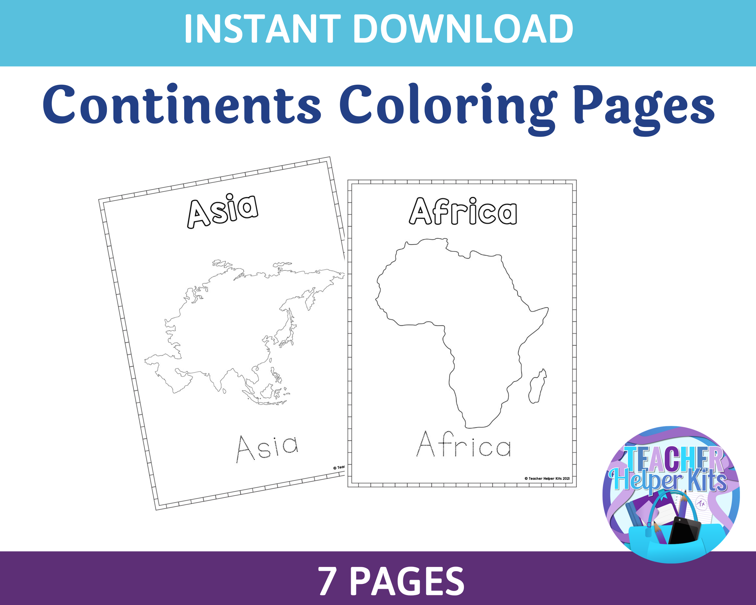 The Best Continent Coloring Pages Mommy Is My Teacher
