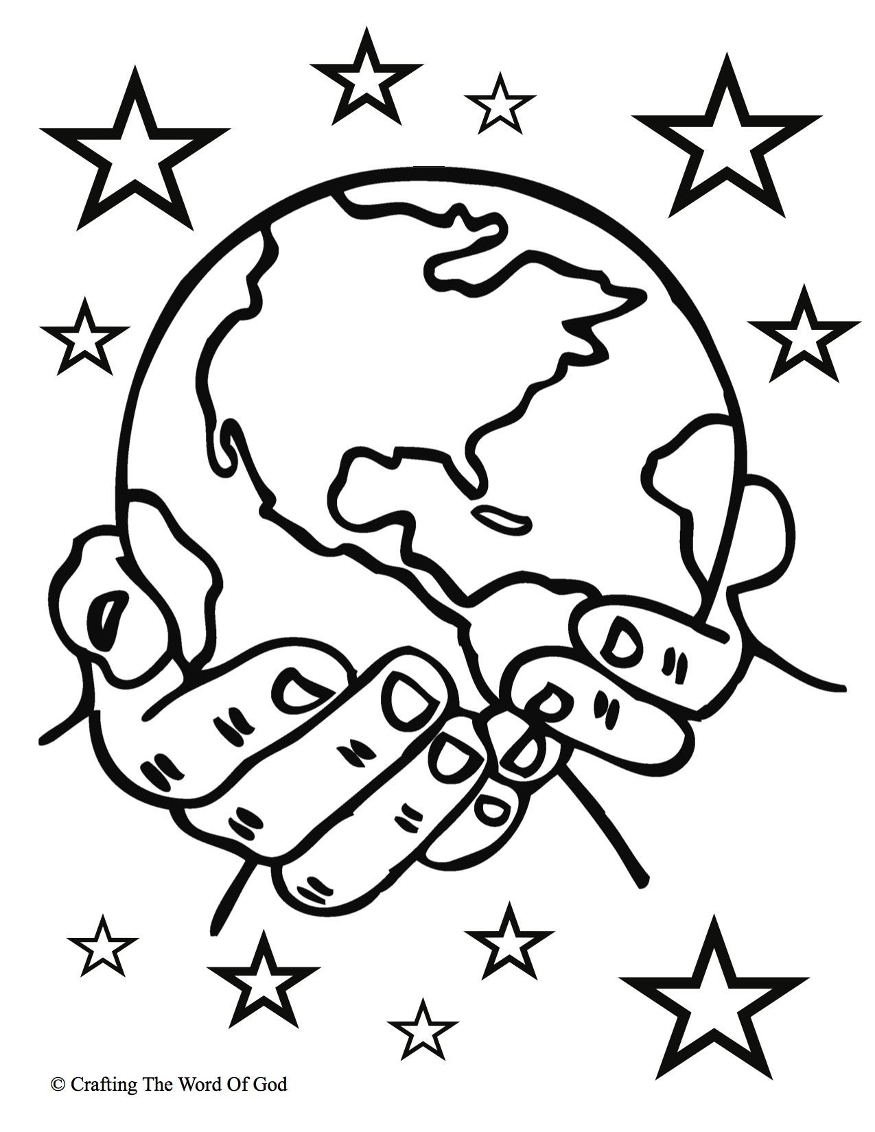 The Creation Of Genesis 1 Coloring Pages Sketch Coloring Page