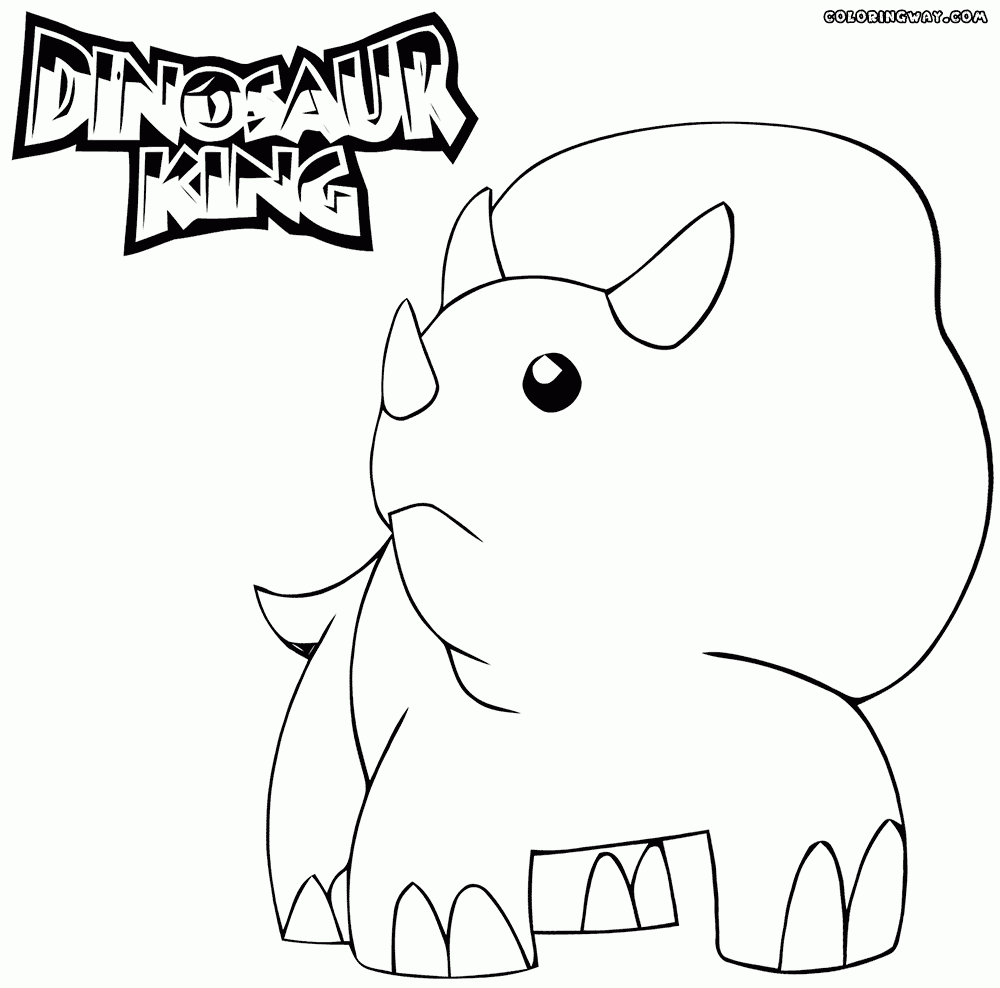 The Dinosaur King Coloring Pages Coloring Home
