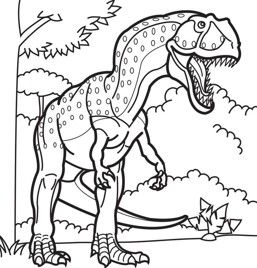 The Dinosaur King Coloring Pages Coloring Home
