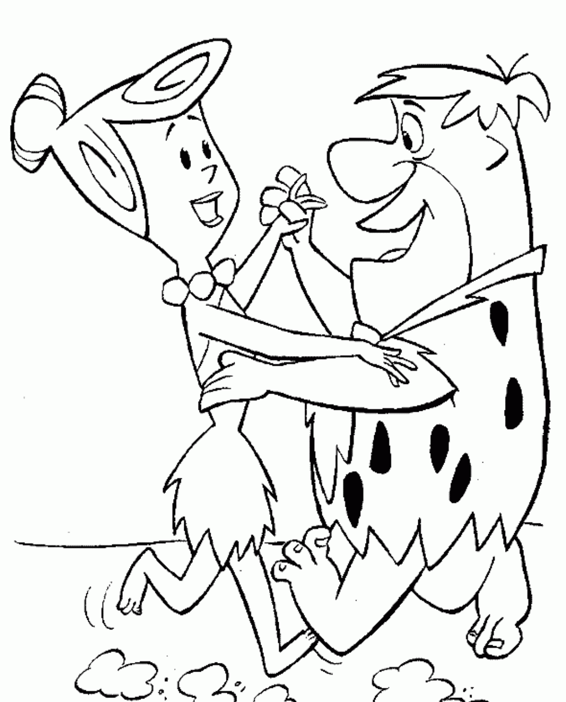 The Flintstones Coloring Page Printable Ready For Download