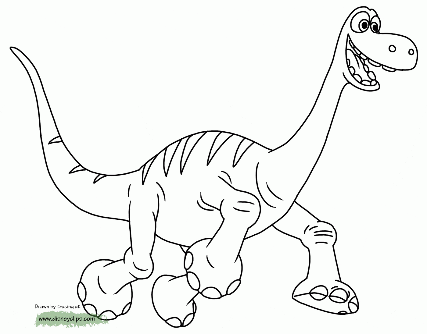 The Good Dinosaur Coloring Pages Disneyclips