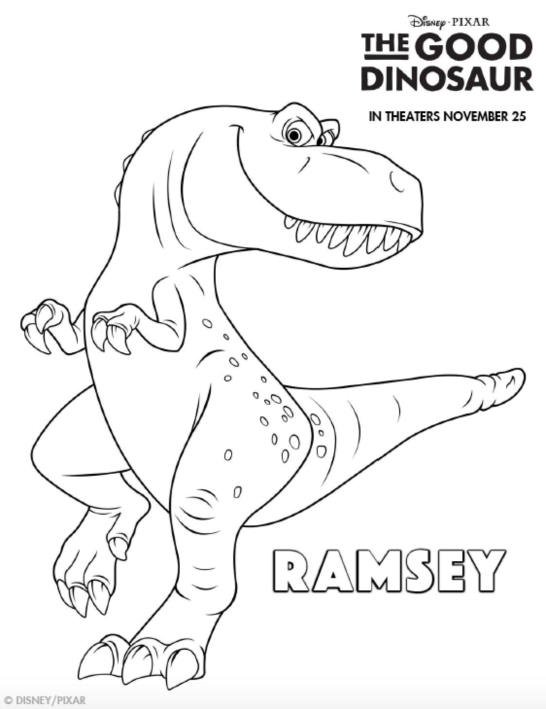The Good Dinosaur Coloring Pages Simply Being Mommy