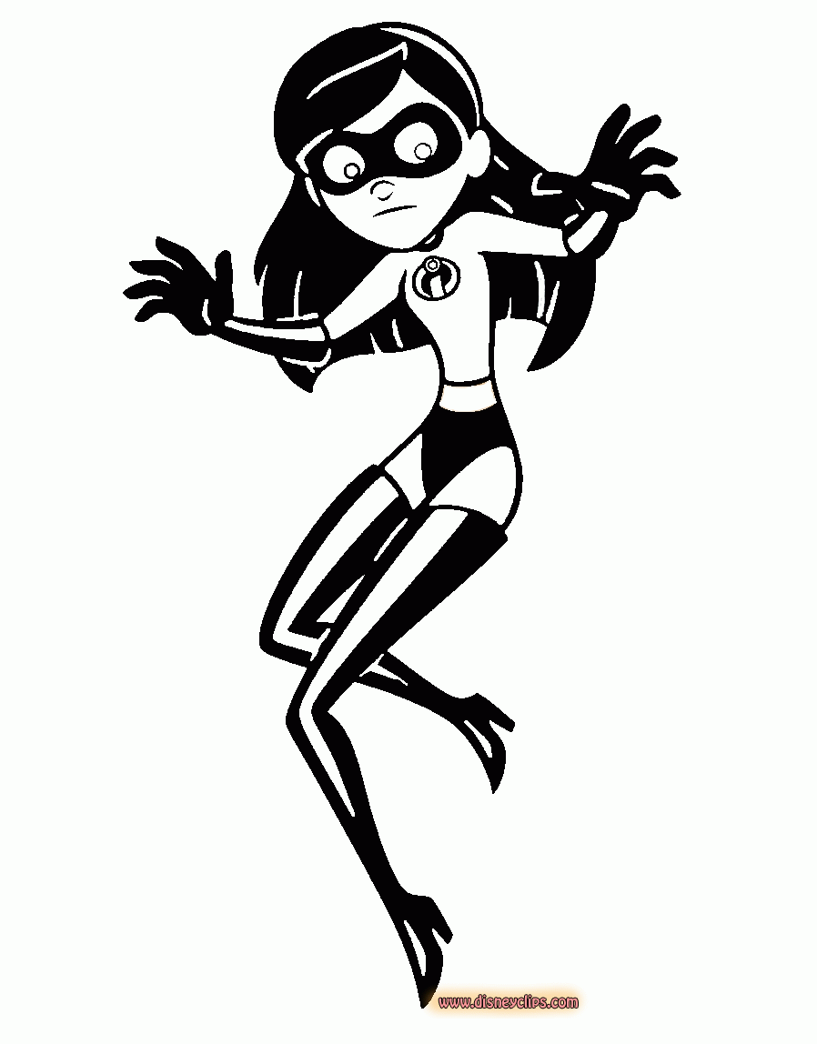 Incredibles Coloring Page Printable