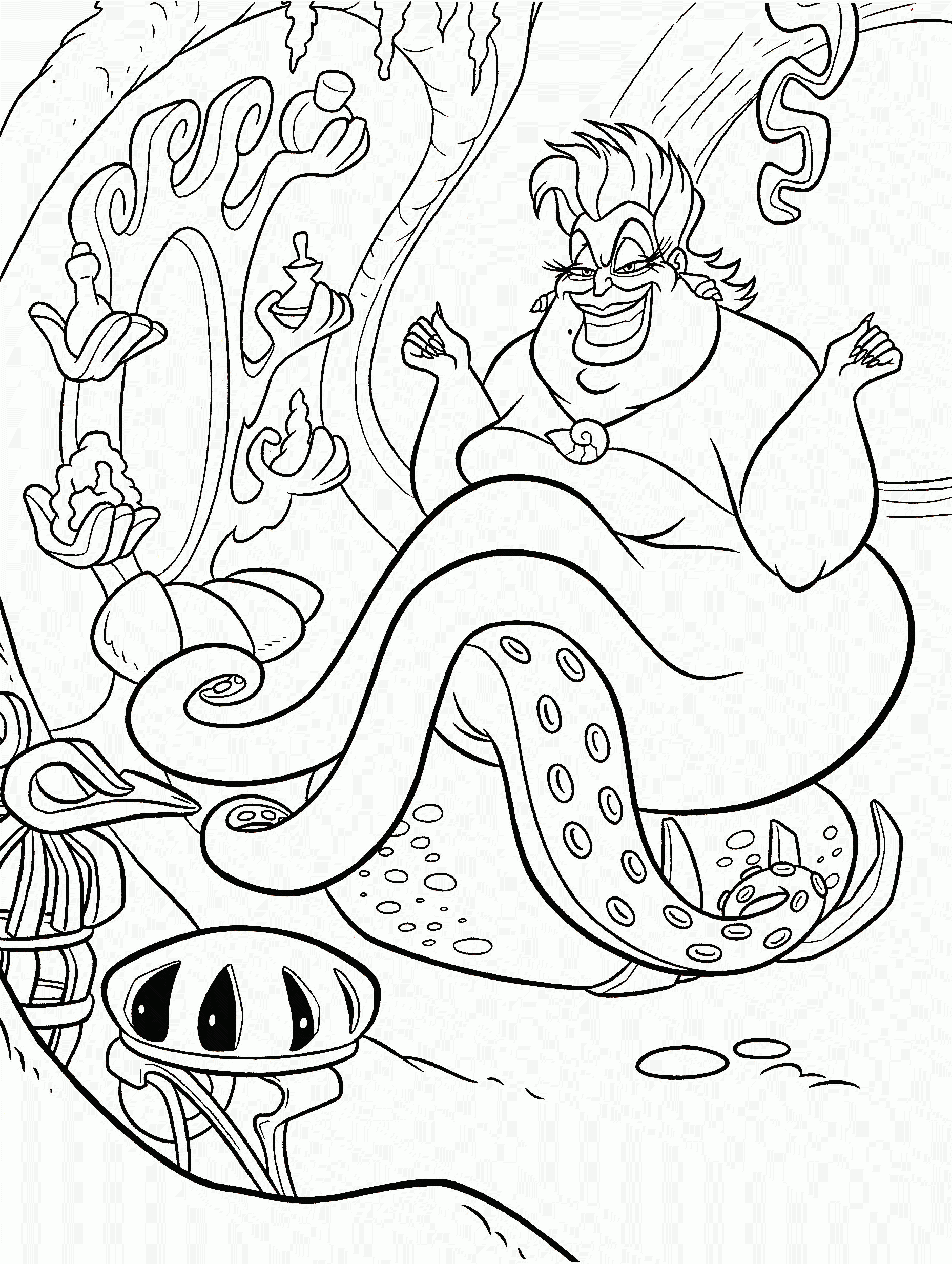 Little Mermaid Printable Coloring Pages