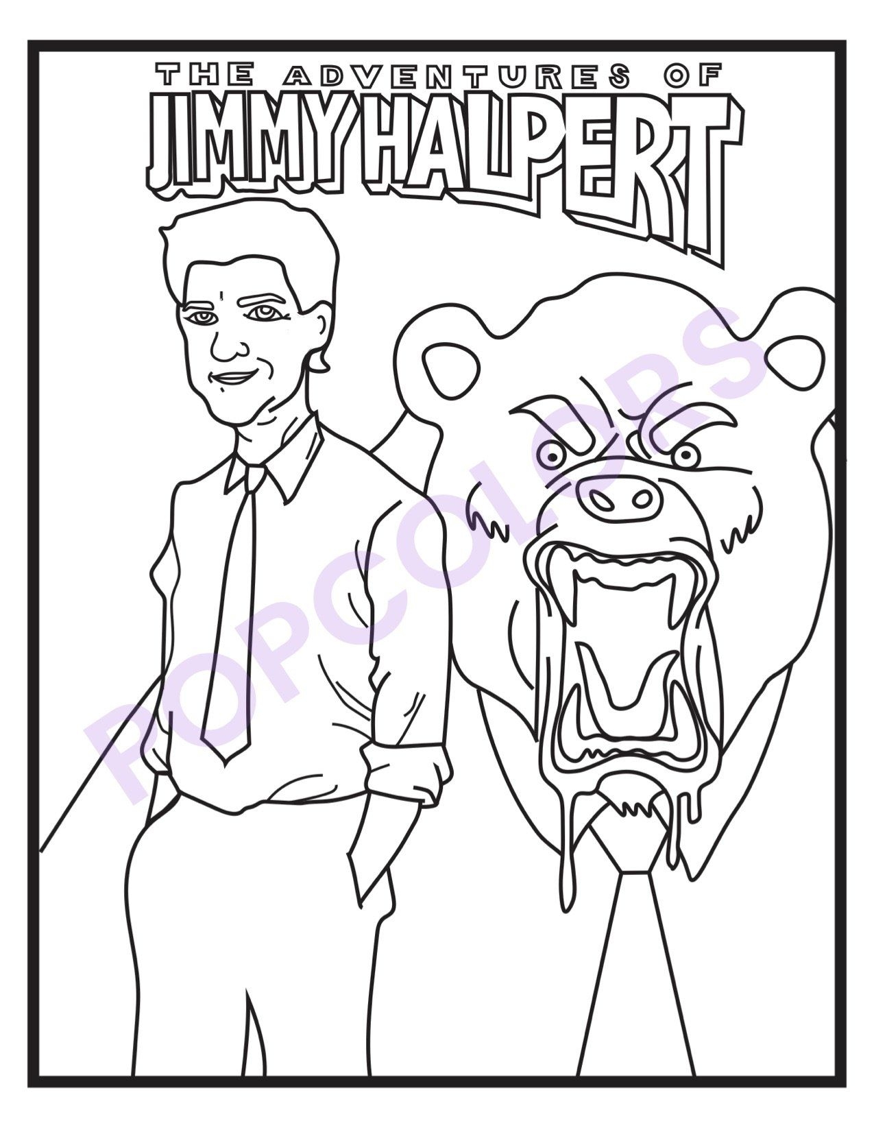 The Office Printable Coloring Pages