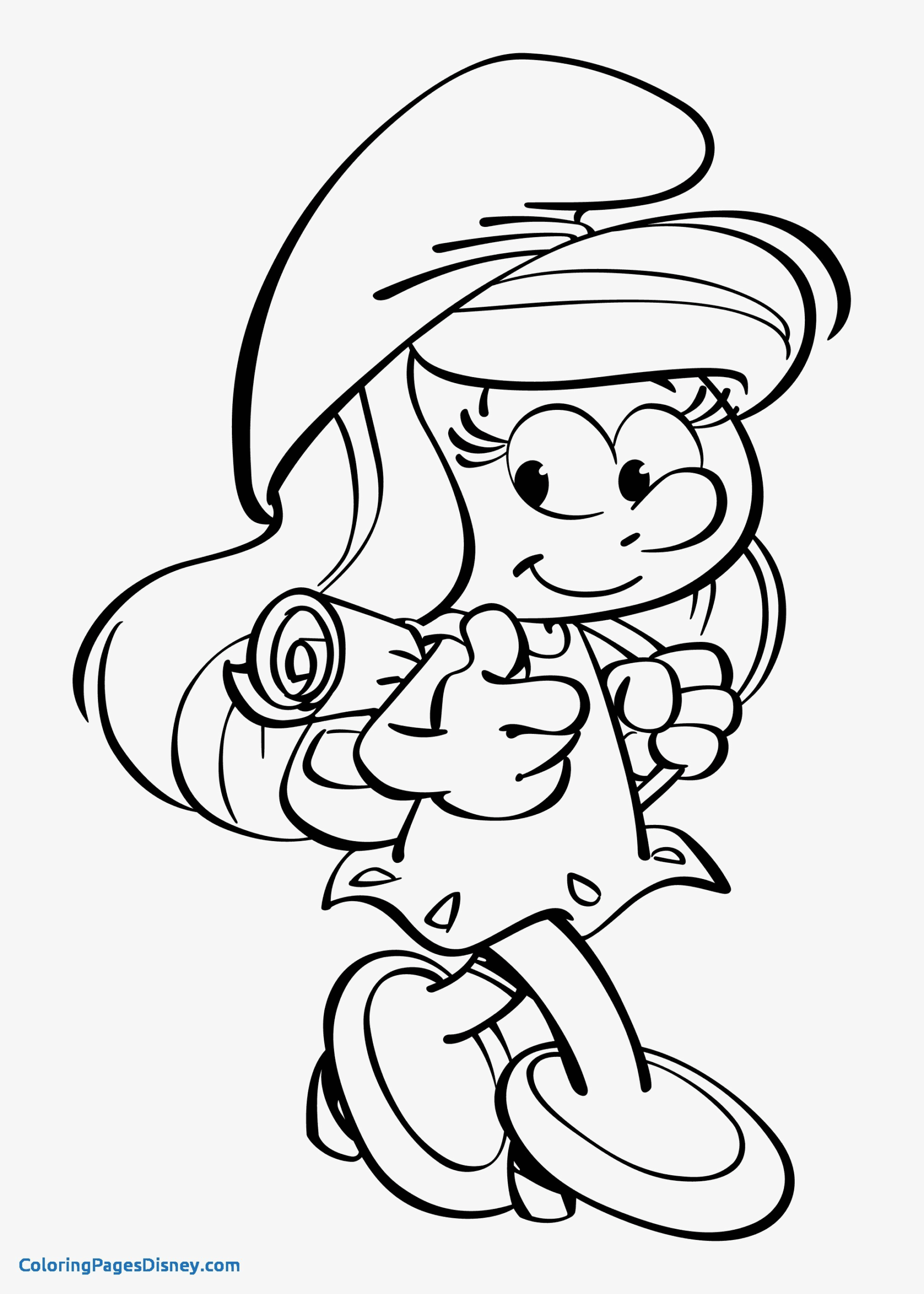 Printable Smurf Coloring Pages