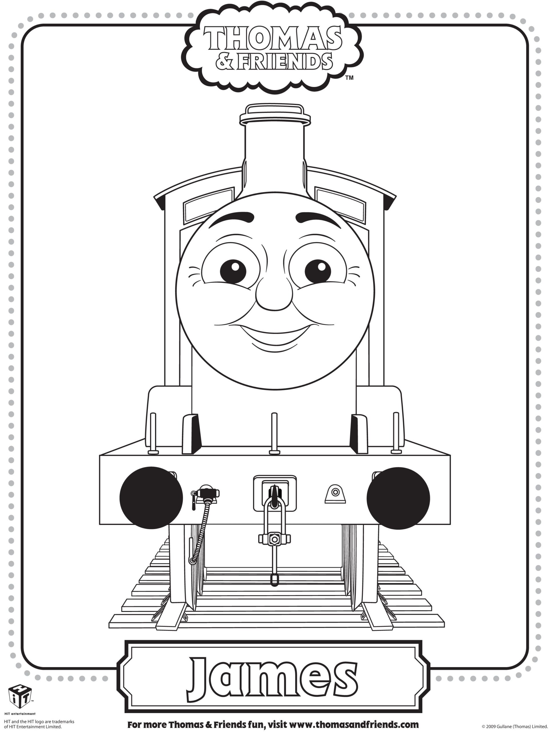 Thomas Coloring Pages Printable Thekidsworksheet
