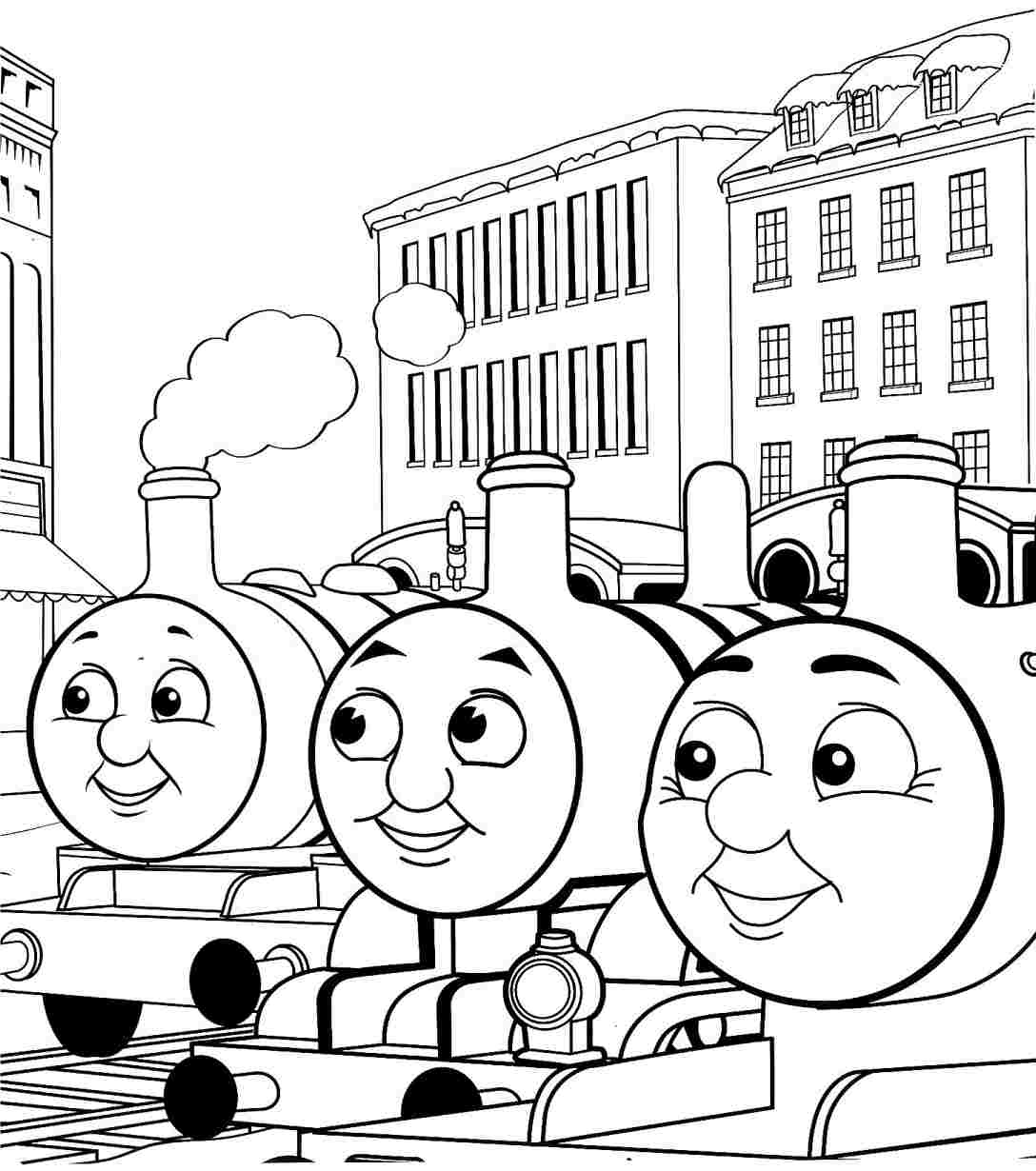 Printable Thomas Coloring Pages