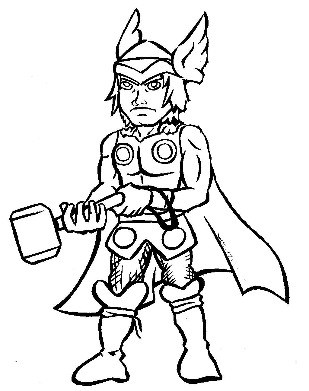 Thor Coloring Pages Coloring Pages