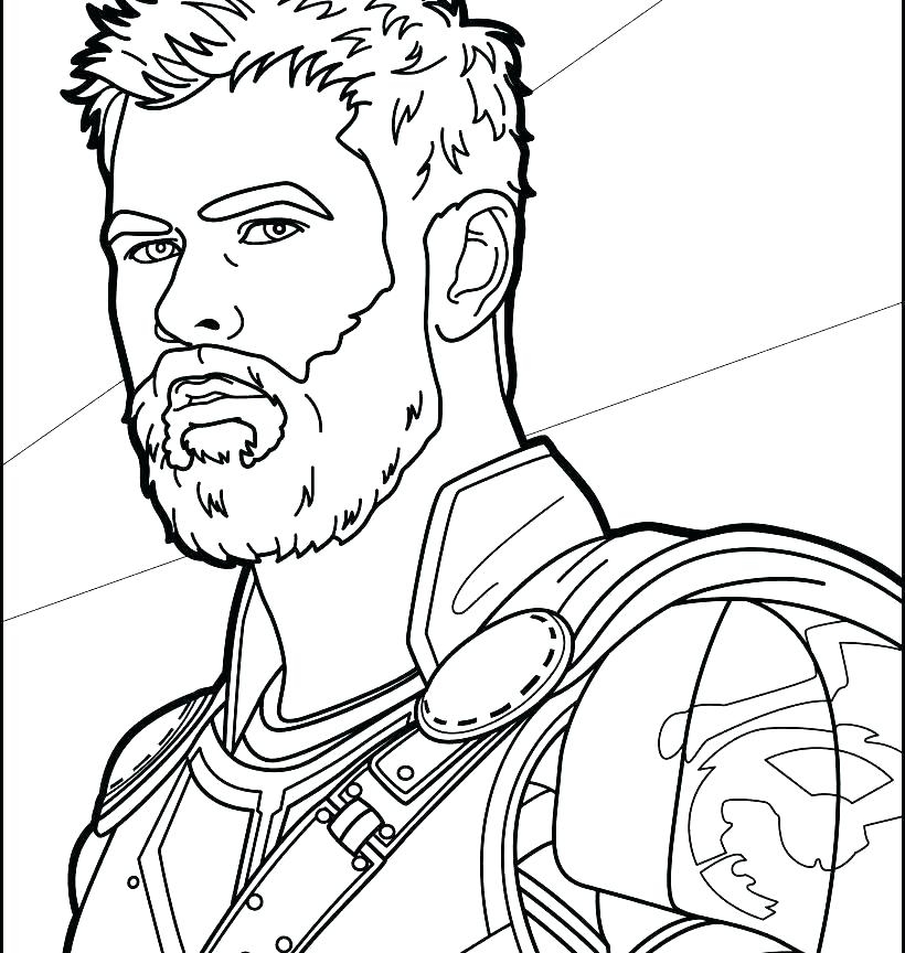 Thor In Thor Ragnarok Coloring Page Free Printable Coloring Pages For Kids