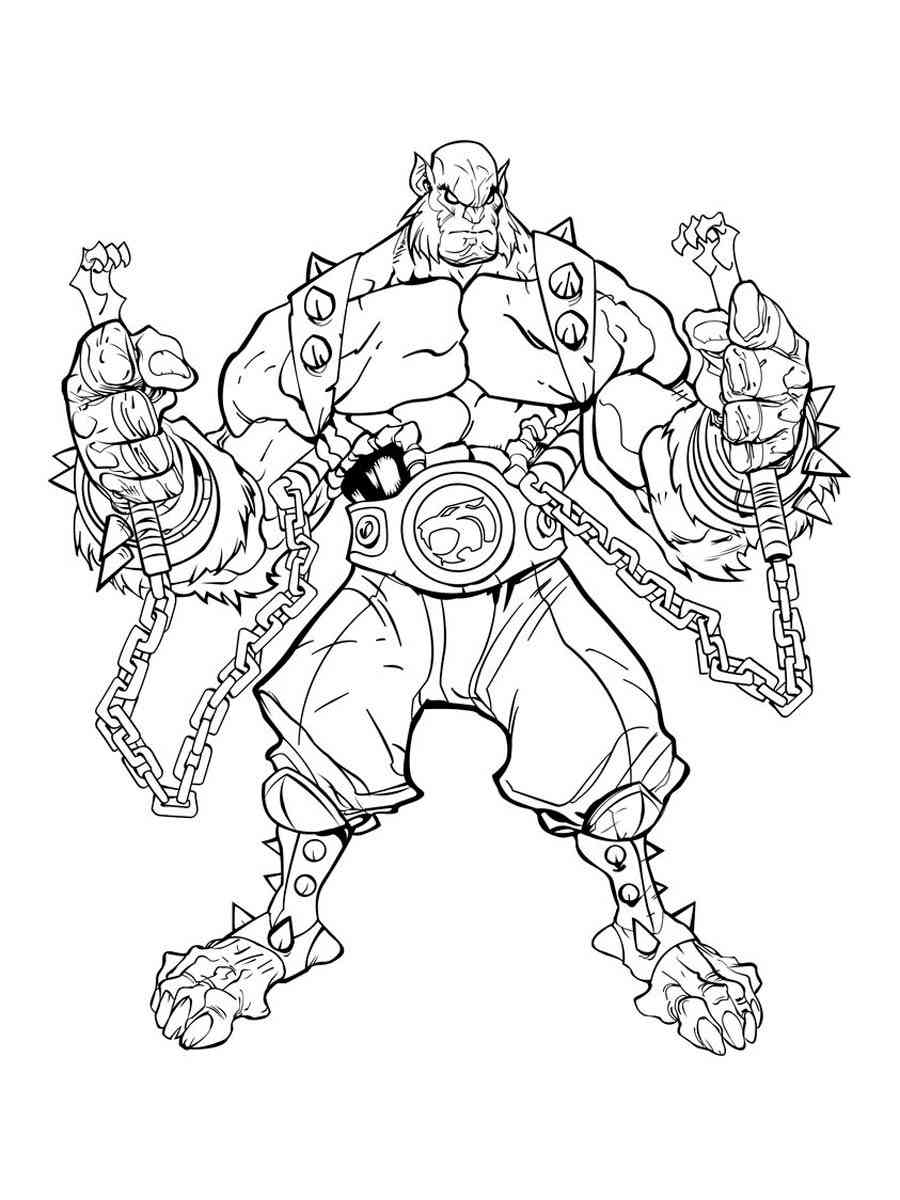 ThunderCats Coloring Pages Free Coloring Pages Printables